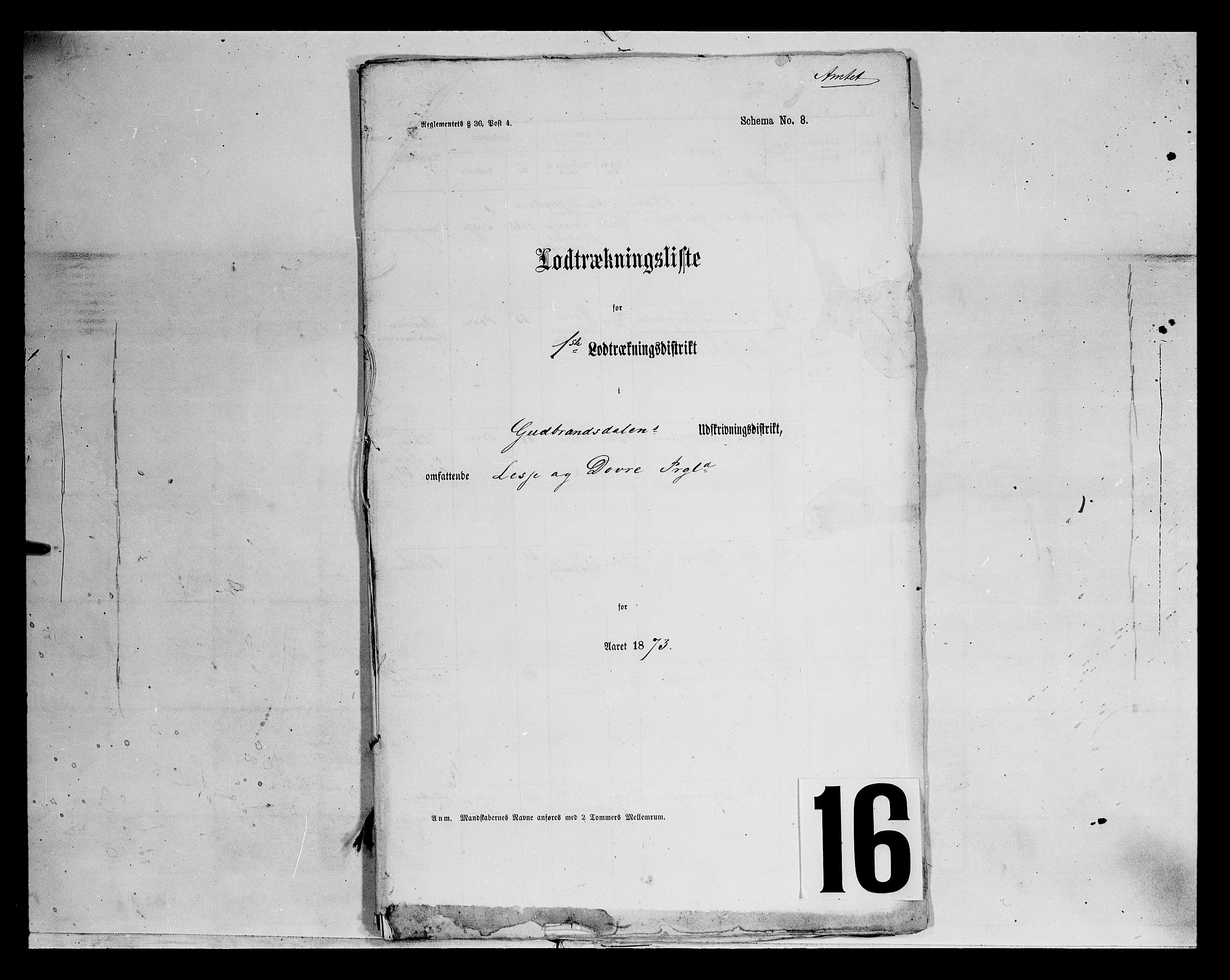 Fylkesmannen i Oppland, SAH/FYO-002/1/K/Kg/L1176: Lesja og Dovre og hele amtet, 1860-1880, p. 185