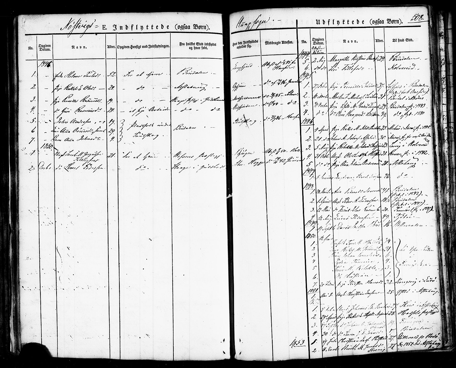 Ministerialprotokoller, klokkerbøker og fødselsregistre - Nordland, AV/SAT-A-1459/814/L0224: Parish register (official) no. 814A05, 1834-1874, p. 508