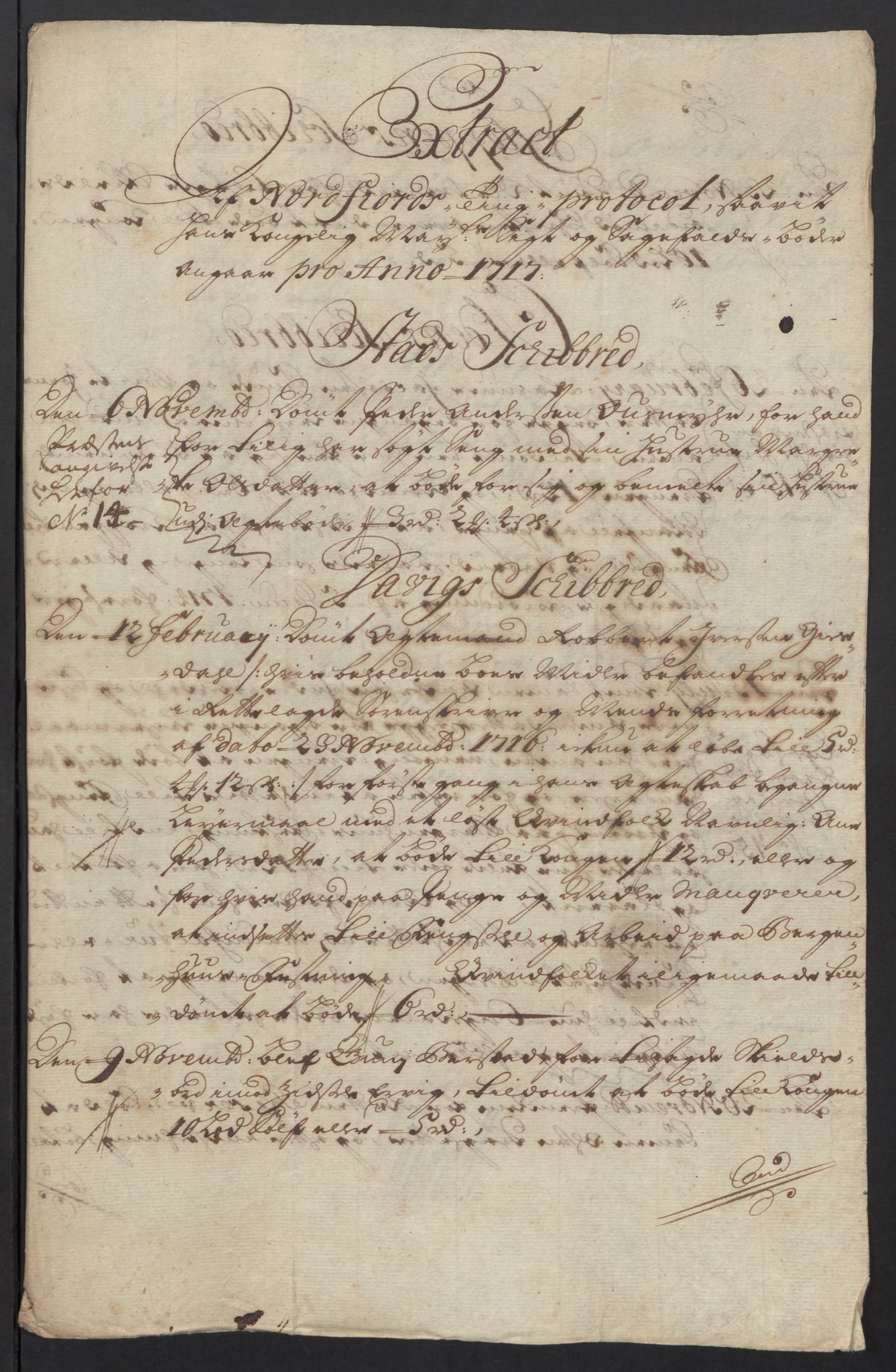 Rentekammeret inntil 1814, Reviderte regnskaper, Fogderegnskap, AV/RA-EA-4092/R53/L3441: Fogderegnskap Sunn- og Nordfjord, 1717-1718, p. 118