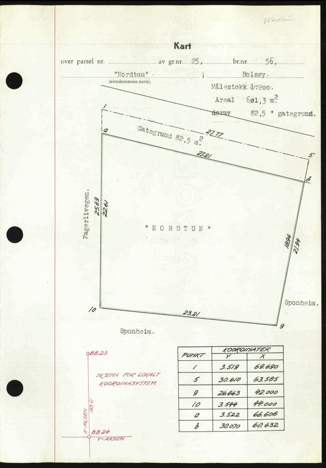 Romsdal sorenskriveri, AV/SAT-A-4149/1/2/2C: Mortgage book no. A30, 1949-1949, Diary no: : 1707/1949