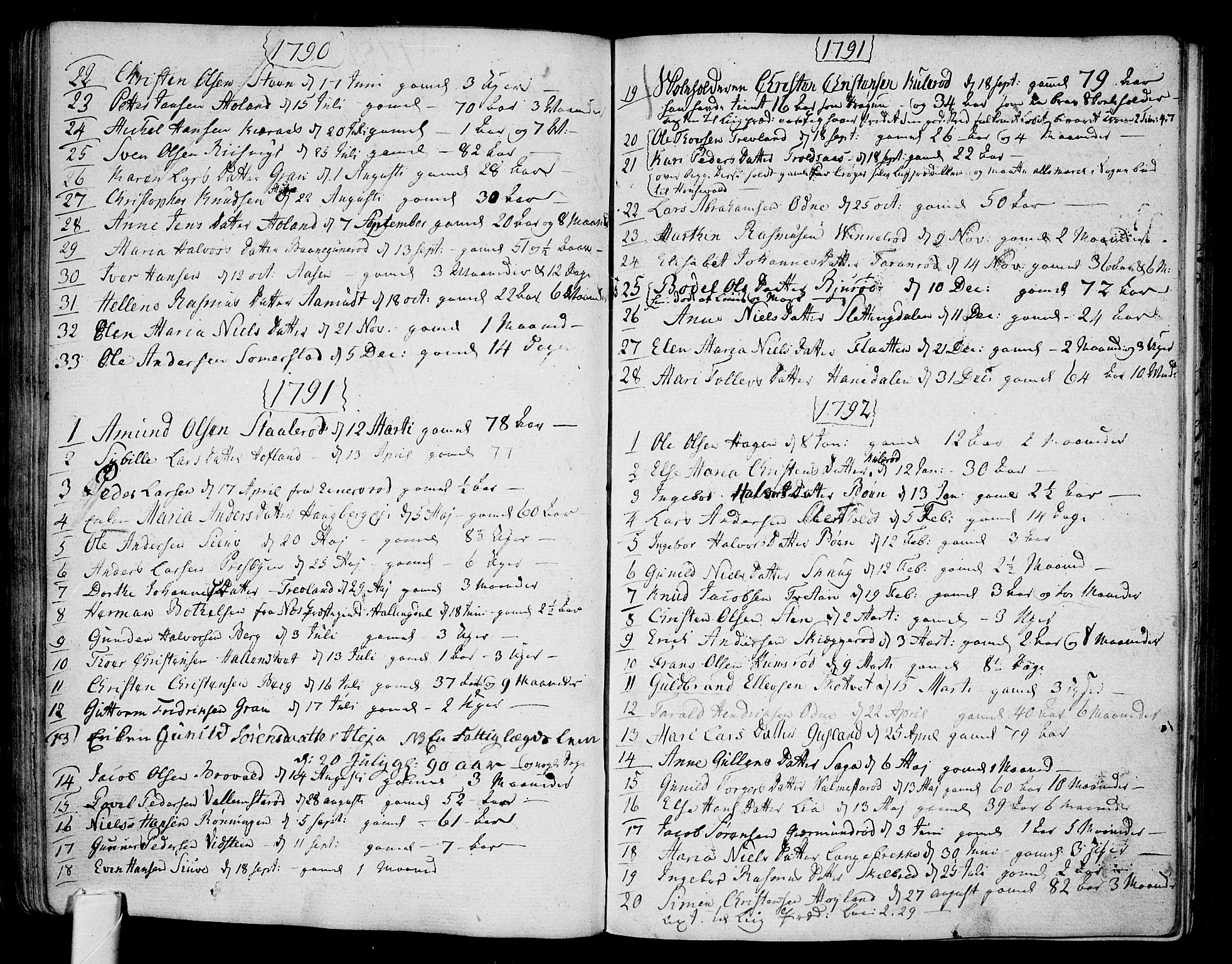 Andebu kirkebøker, AV/SAKO-A-336/F/Fa/L0002: Parish register (official) no. 2, 1733-1802