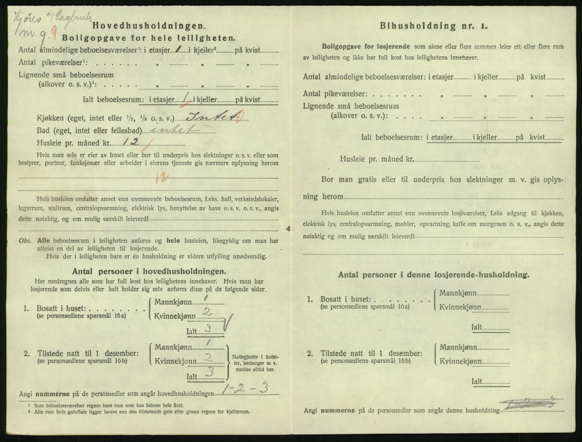 SAH, 1920 census for Gjøvik, 1920, p. 809