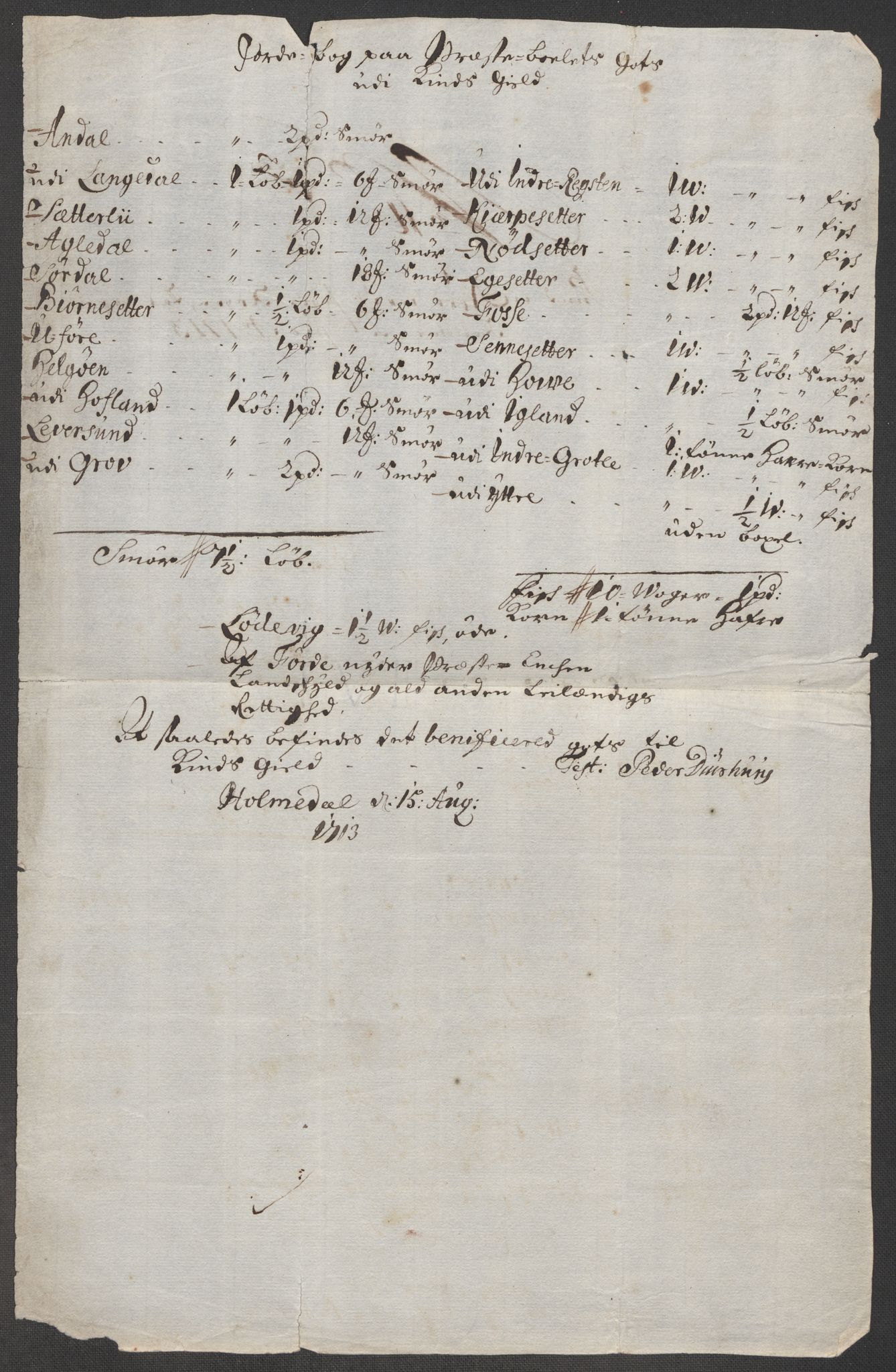 Rentekammeret inntil 1814, Reviderte regnskaper, Fogderegnskap, AV/RA-EA-4092/R53/L3437: Fogderegnskap Sunn- og Nordfjord, 1713, p. 258