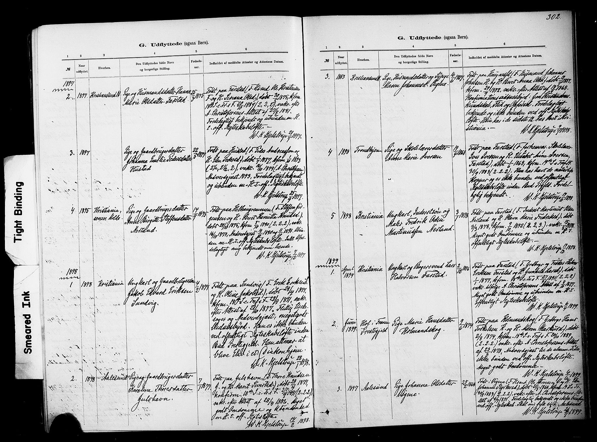 Ministerialprotokoller, klokkerbøker og fødselsregistre - Møre og Romsdal, SAT/A-1454/567/L0778: Parish register (official) no. 567A01, 1881-1903, p. 302