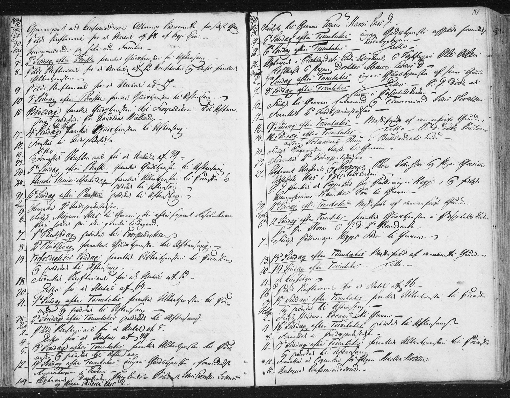 Ministerialprotokoller, klokkerbøker og fødselsregistre - Sør-Trøndelag, SAT/A-1456/602/L0127: Curate's parish register no. 602B01, 1821-1875, p. 81