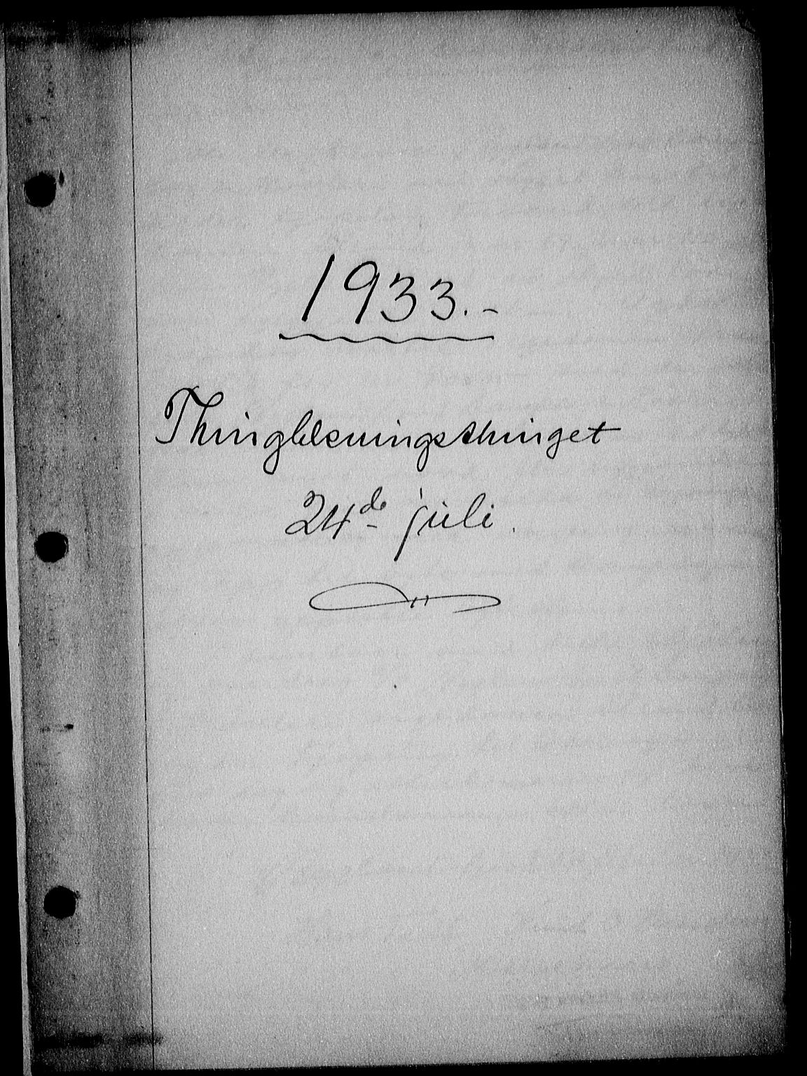 Setesdal sorenskriveri, SAK/1221-0011/G/Gb/L0030: Mortgage book no. 29, 1933-1934, Deed date: 01.07.1933