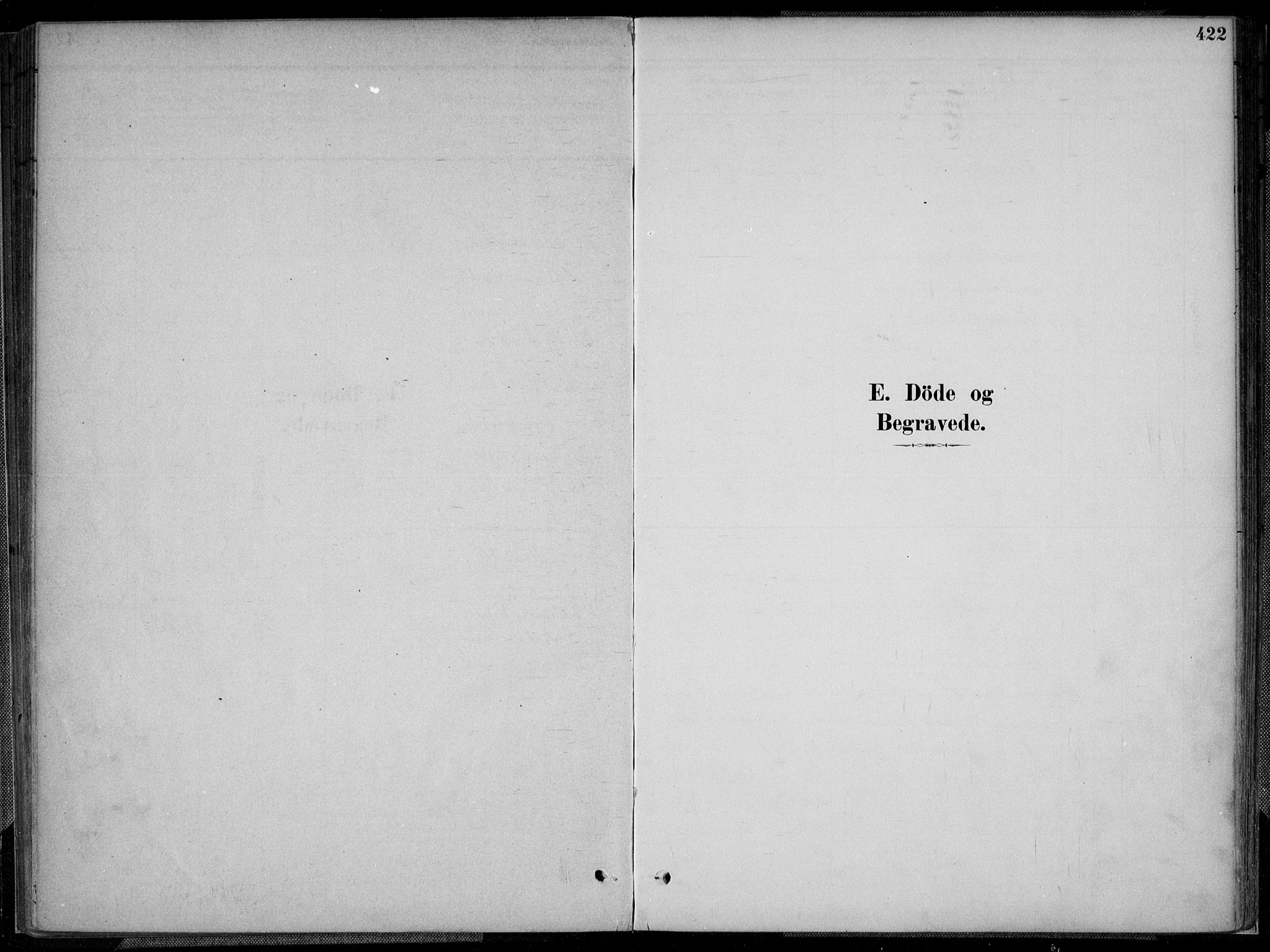 Kristiansand domprosti, SAK/1112-0006/F/Fa/L0017: Parish register (official) no. A 16B, 1880-1890, p. 422