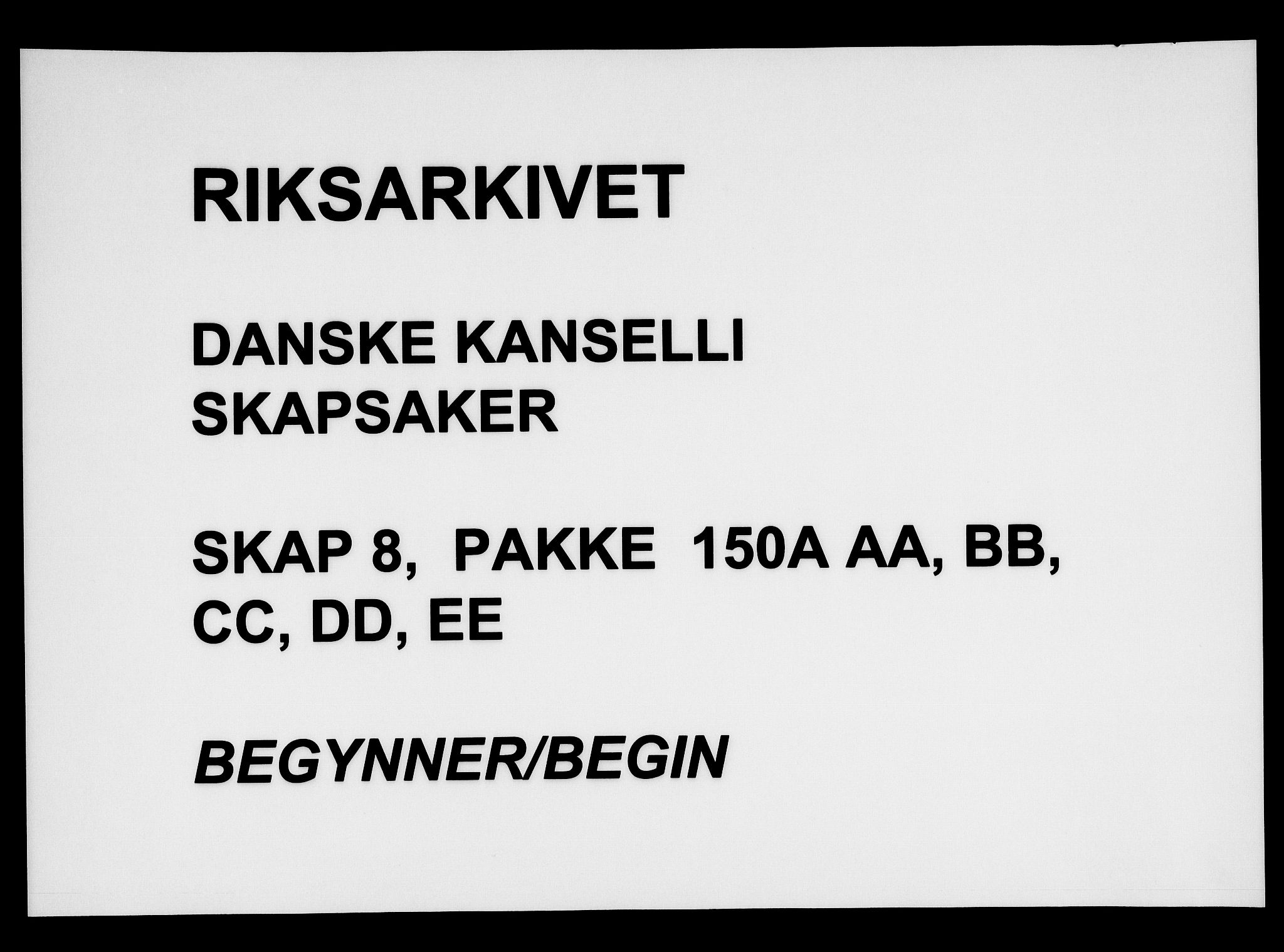 Danske Kanselli, Skapsaker, AV/RA-EA-4061/F/L0008: Skap 8, pakke 150A, litra X-GG, 1647-1651, p. 193