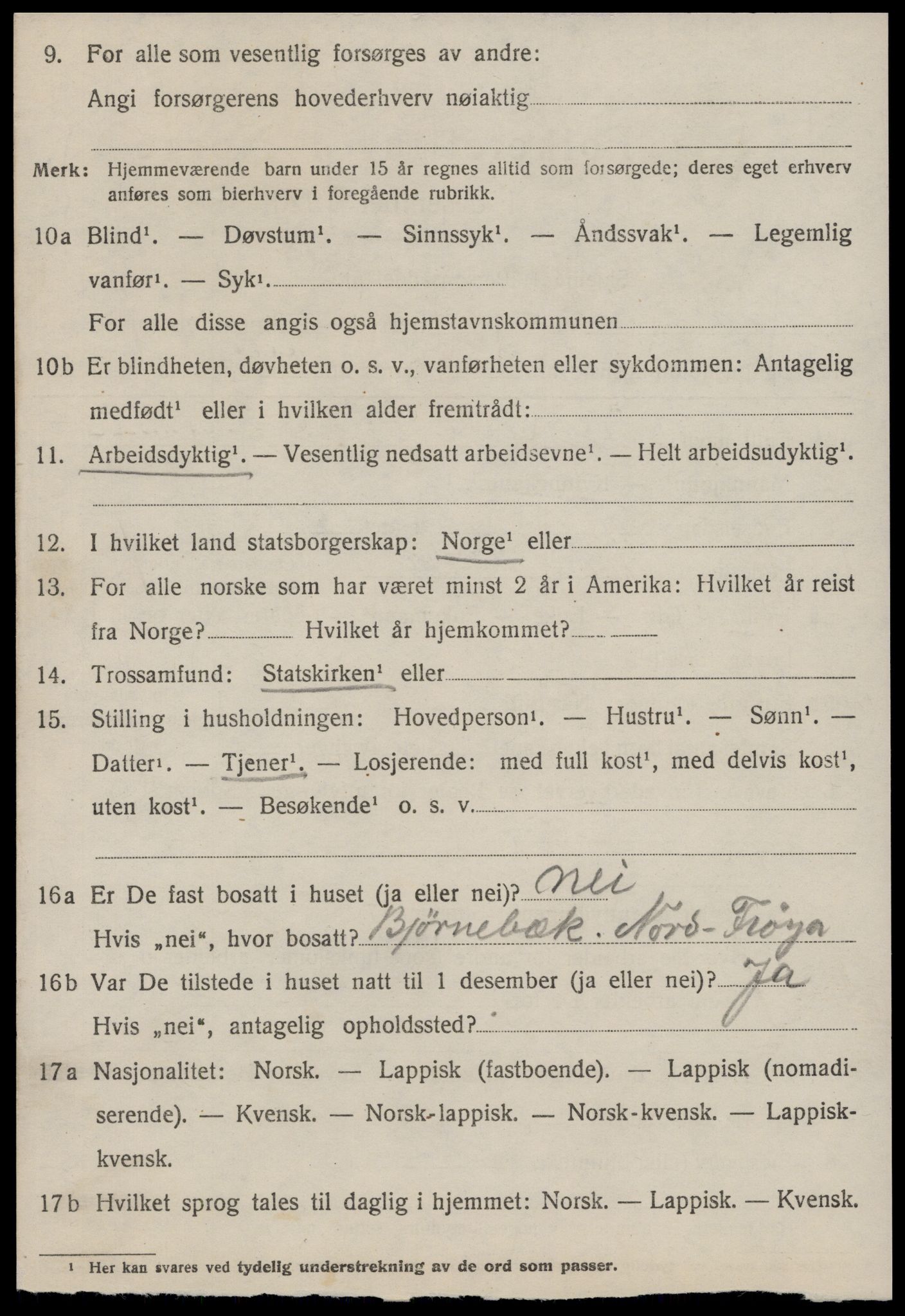 SAT, 1920 census for Nord-Frøya, 1920, p. 8126