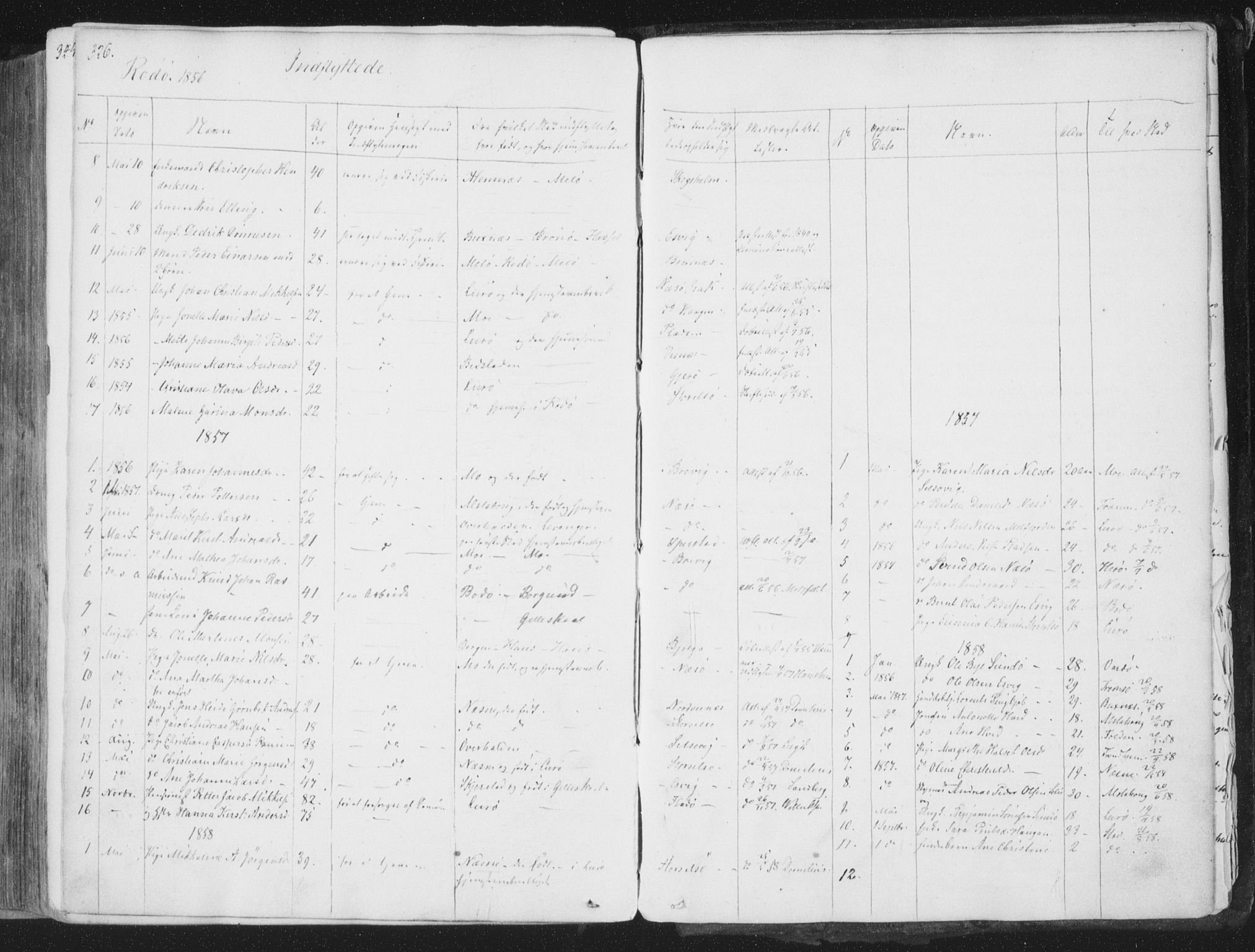 Ministerialprotokoller, klokkerbøker og fødselsregistre - Nordland, SAT/A-1459/841/L0604: Parish register (official) no. 841A09 /1, 1845-1862, p. 326