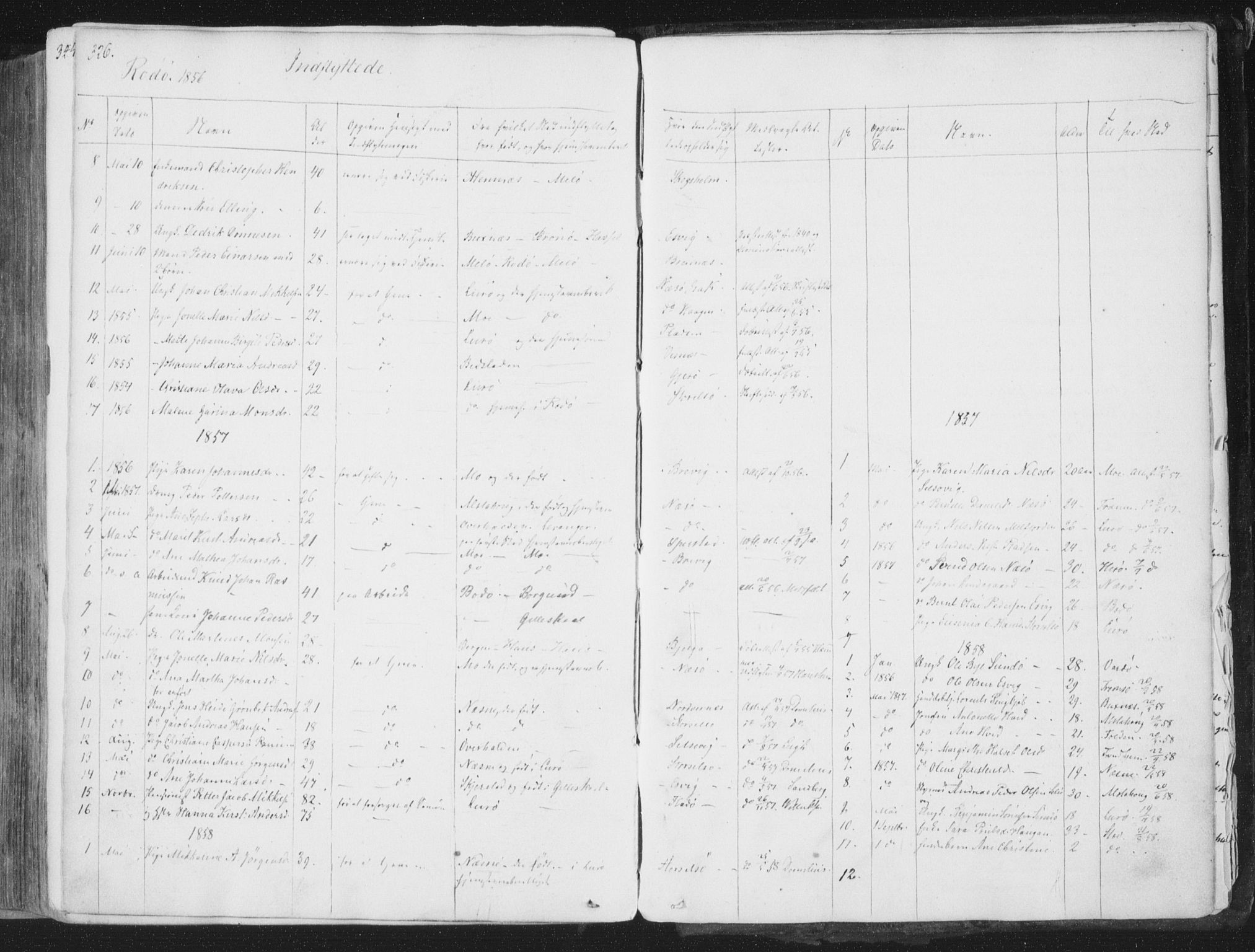 Ministerialprotokoller, klokkerbøker og fødselsregistre - Nordland, AV/SAT-A-1459/841/L0604: Parish register (official) no. 841A09 /1, 1845-1862, p. 326