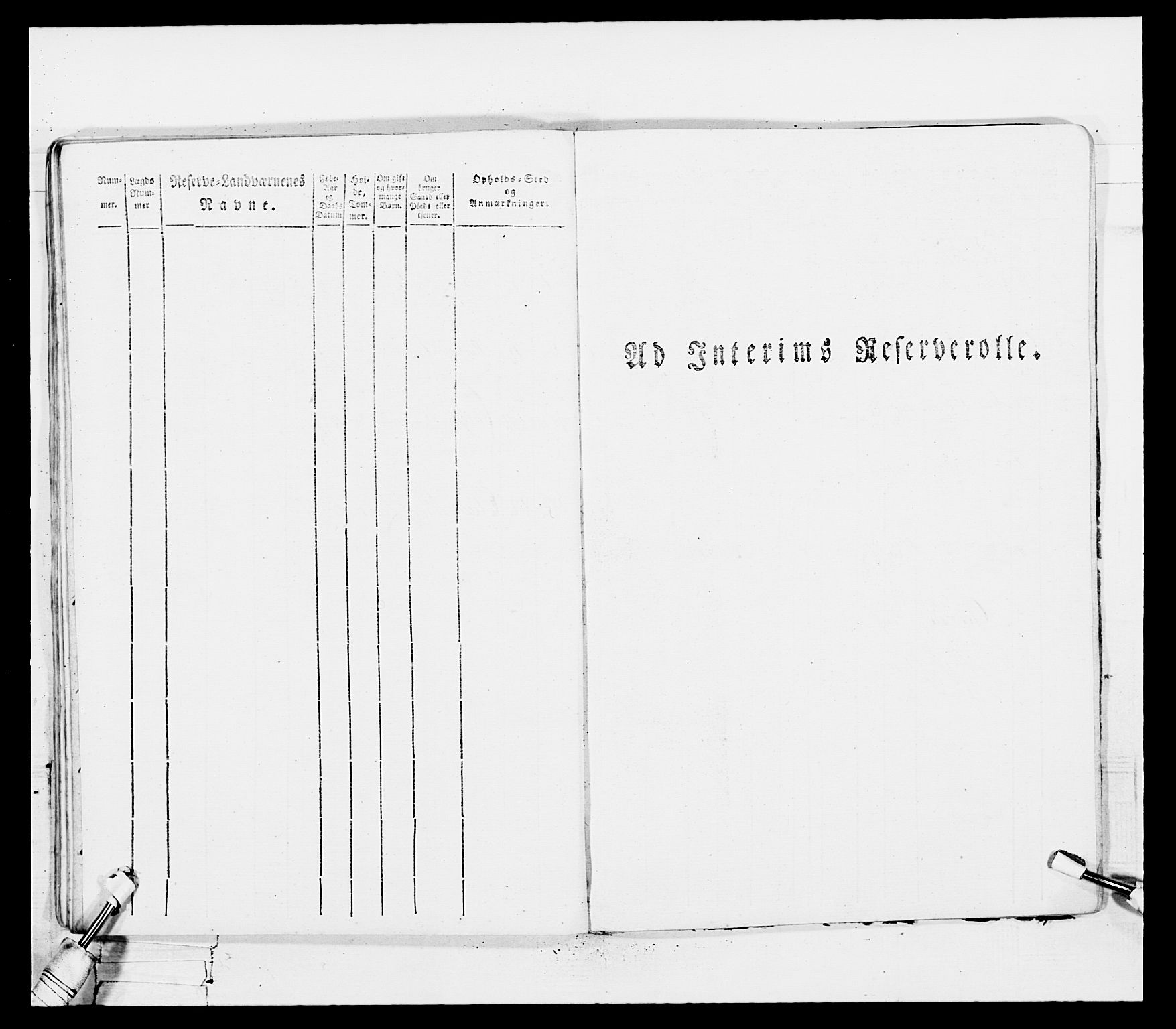 Generalitets- og kommissariatskollegiet, Det kongelige norske kommissariatskollegium, AV/RA-EA-5420/E/Eh/L0100: Bergenhusiske skarpskytterbataljon, 1812, p. 105