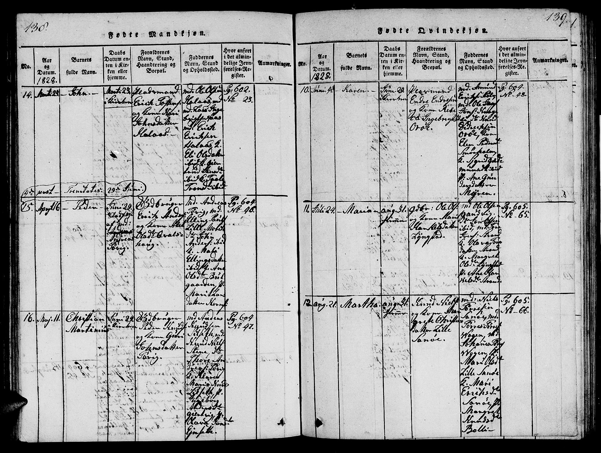 Ministerialprotokoller, klokkerbøker og fødselsregistre - Møre og Romsdal, AV/SAT-A-1454/570/L0831: Parish register (official) no. 570A05, 1819-1829, p. 138-139