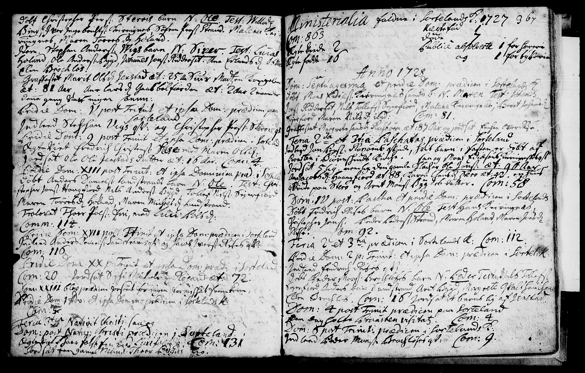 Ministerialprotokoller, klokkerbøker og fødselsregistre - Nordland, SAT/A-1459/888/L1231: Parish register (official) no. 888A01 /2, 1704-1729, p. 367