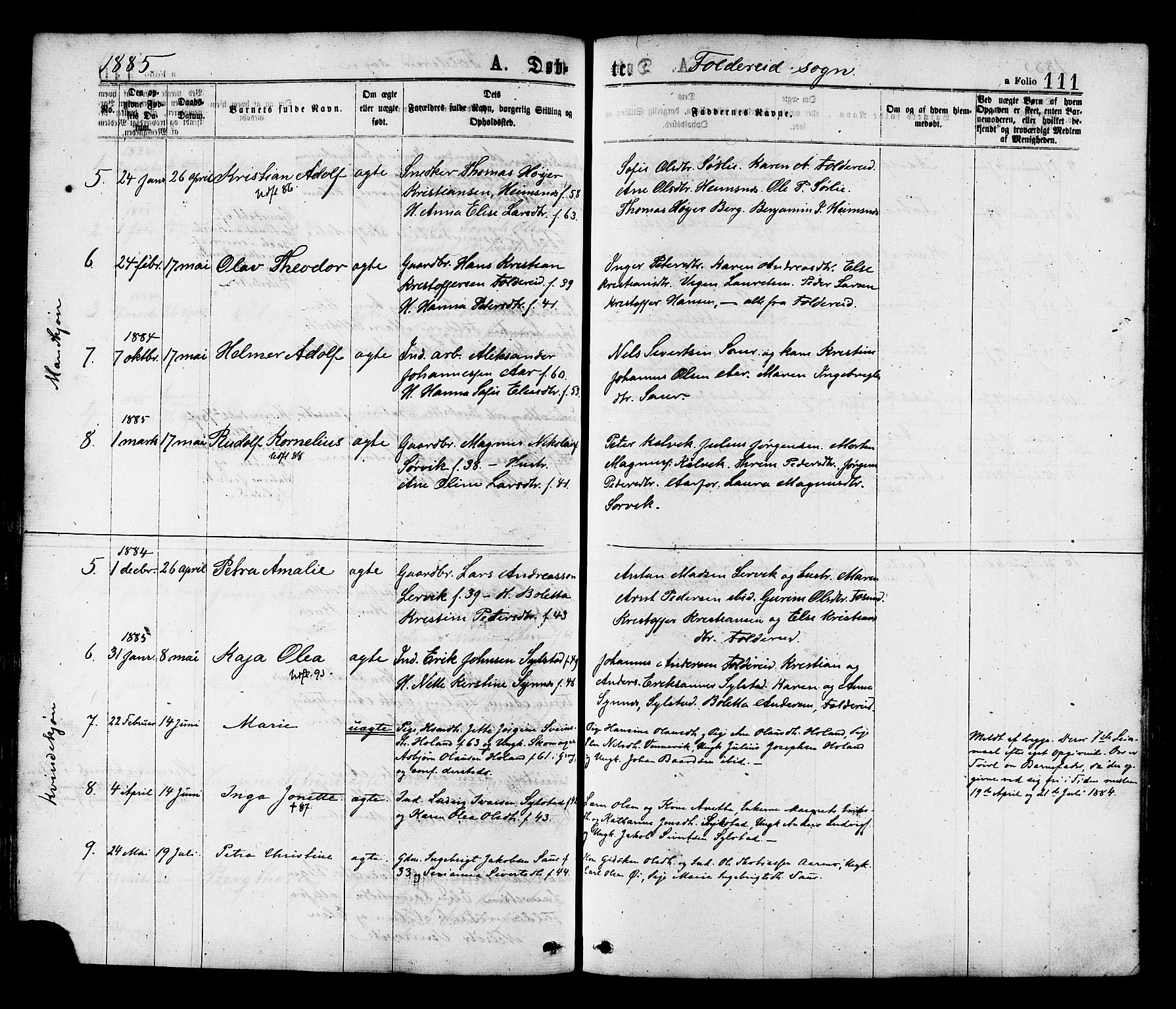 Ministerialprotokoller, klokkerbøker og fødselsregistre - Nord-Trøndelag, SAT/A-1458/780/L0642: Parish register (official) no. 780A07 /2, 1878-1885, p. 111