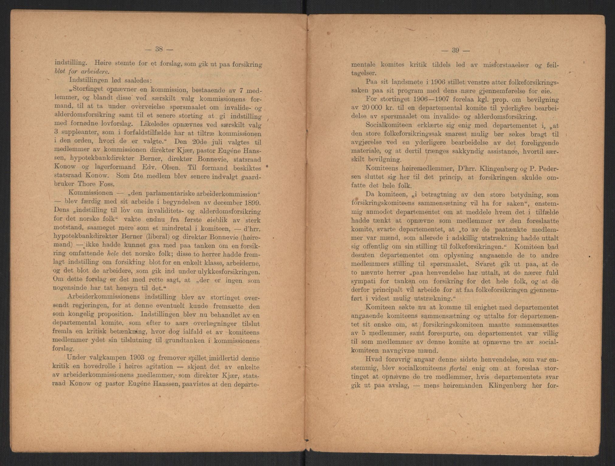 Venstres Hovedorganisasjon, RA/PA-0876/X/L0001: De eldste skrifter, 1860-1936, p. 845