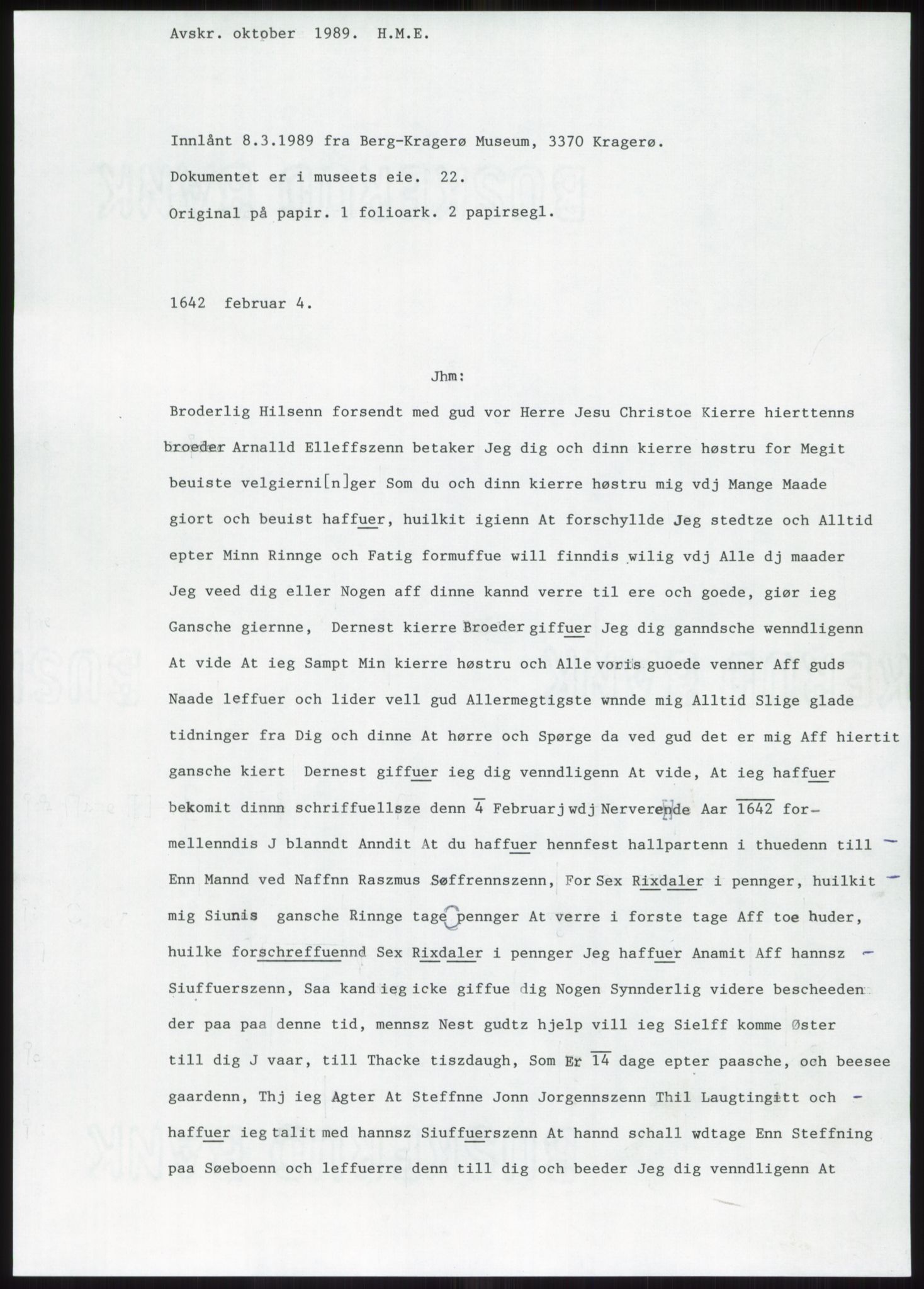 Samlinger til kildeutgivelse, Diplomavskriftsamlingen, AV/RA-EA-4053/H/Ha, p. 1454