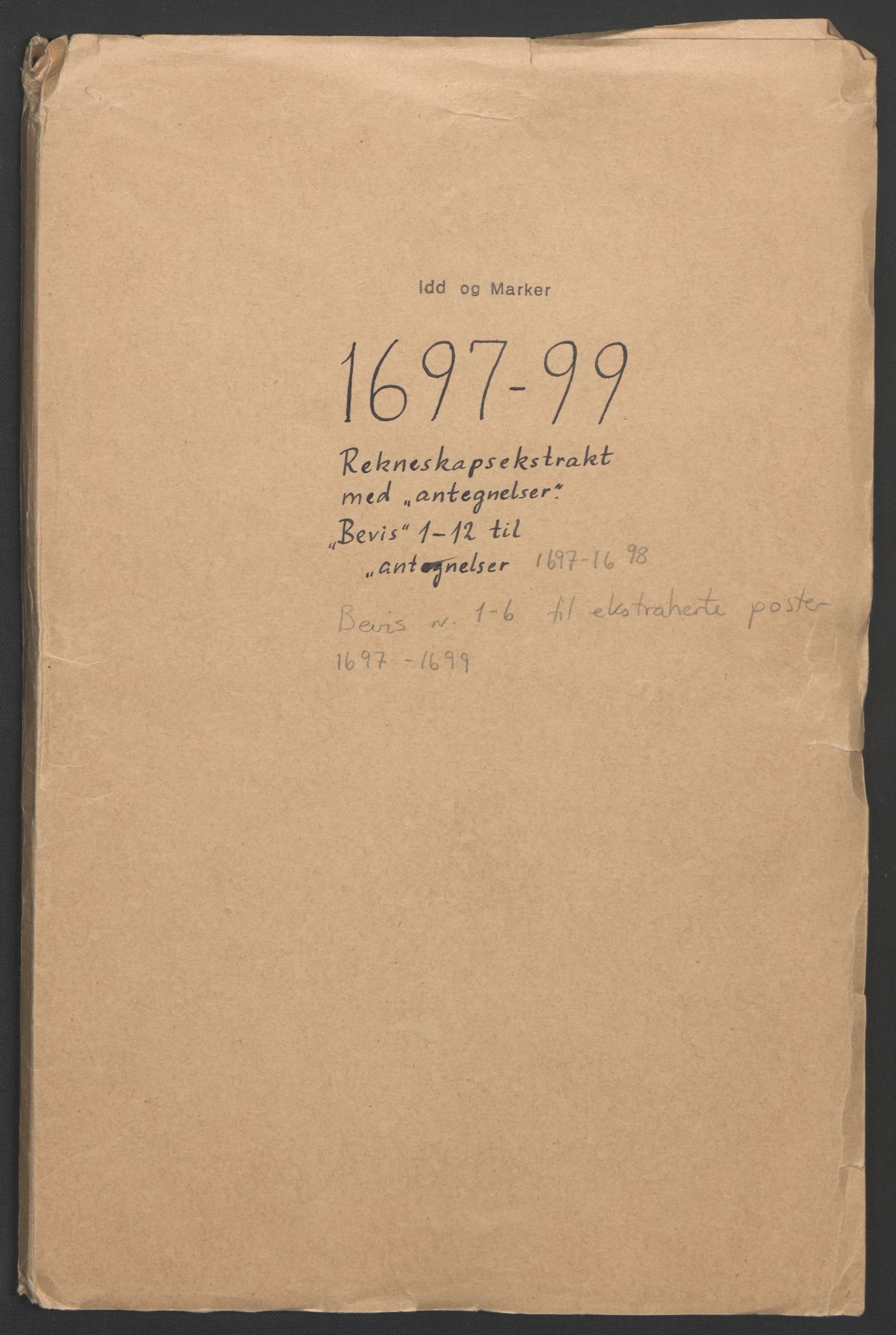 Rentekammeret inntil 1814, Reviderte regnskaper, Fogderegnskap, RA/EA-4092/R01/L0014: Fogderegnskap Idd og Marker, 1699, p. 148