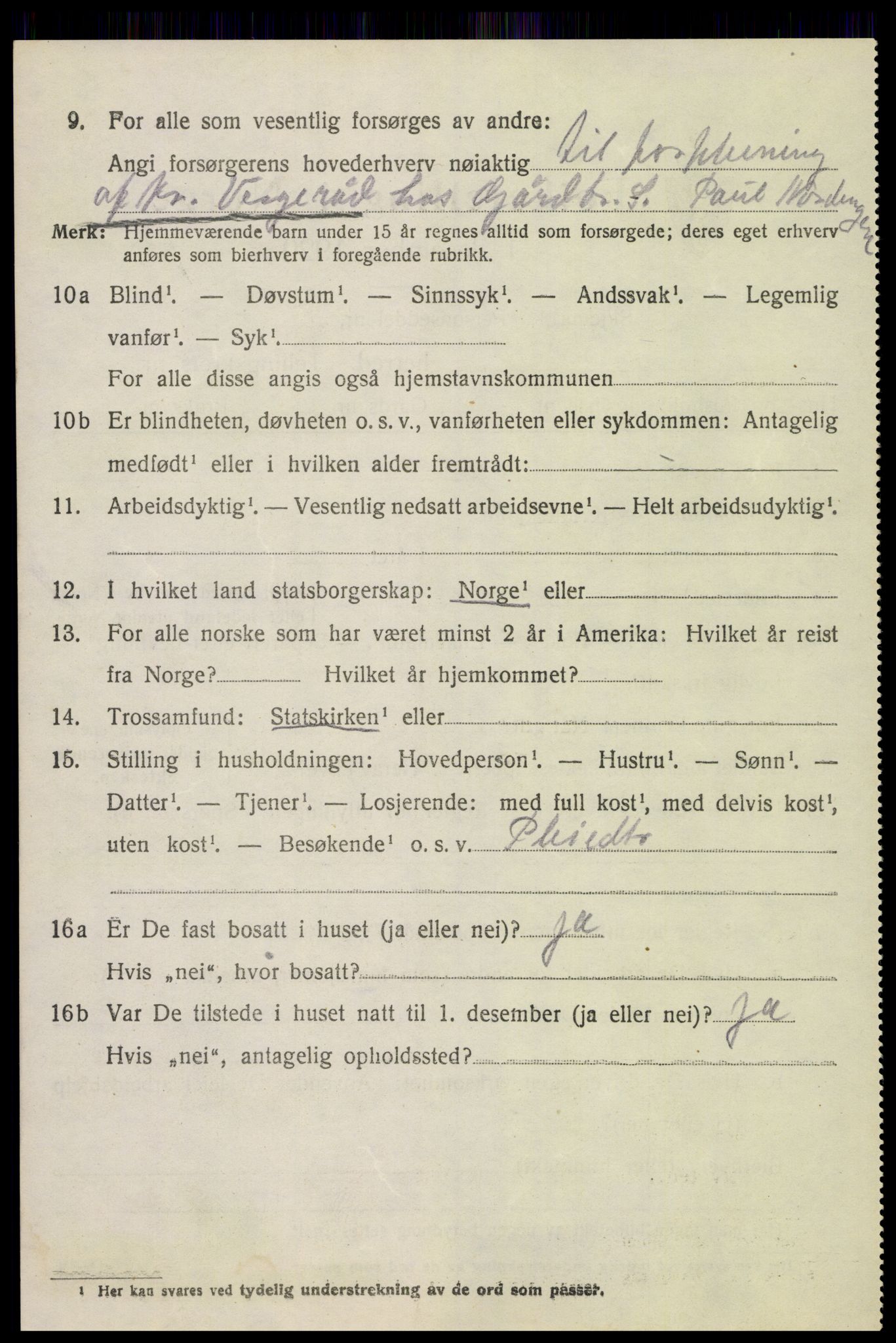 SAH, 1920 census for Gran, 1920, p. 5741