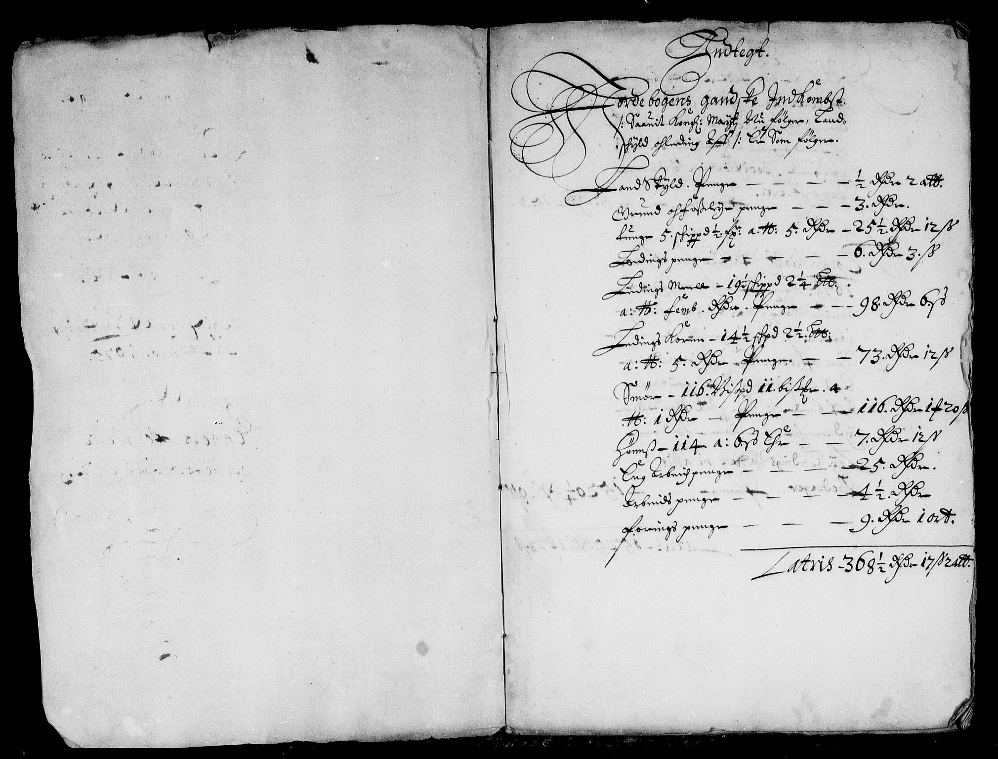 Rentekammeret inntil 1814, Reviderte regnskaper, Stiftamtstueregnskaper, Landkommissariatet på Akershus og Akershus stiftamt, AV/RA-EA-5869/R/Rb/L0110: Akershus stiftamt, 1675