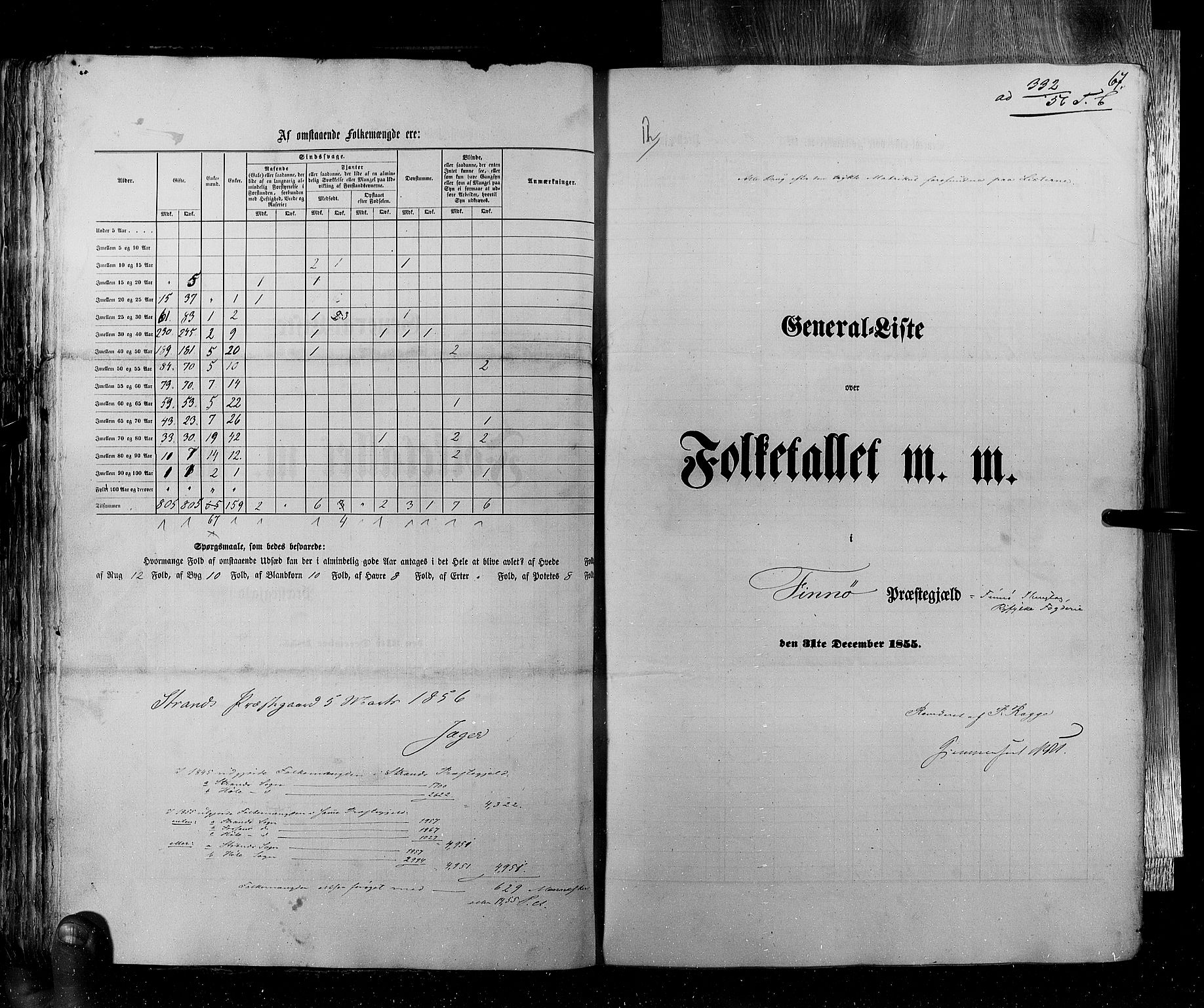 RA, Census 1855, vol. 4: Stavanger amt og Søndre Bergenhus amt, 1855, p. 67