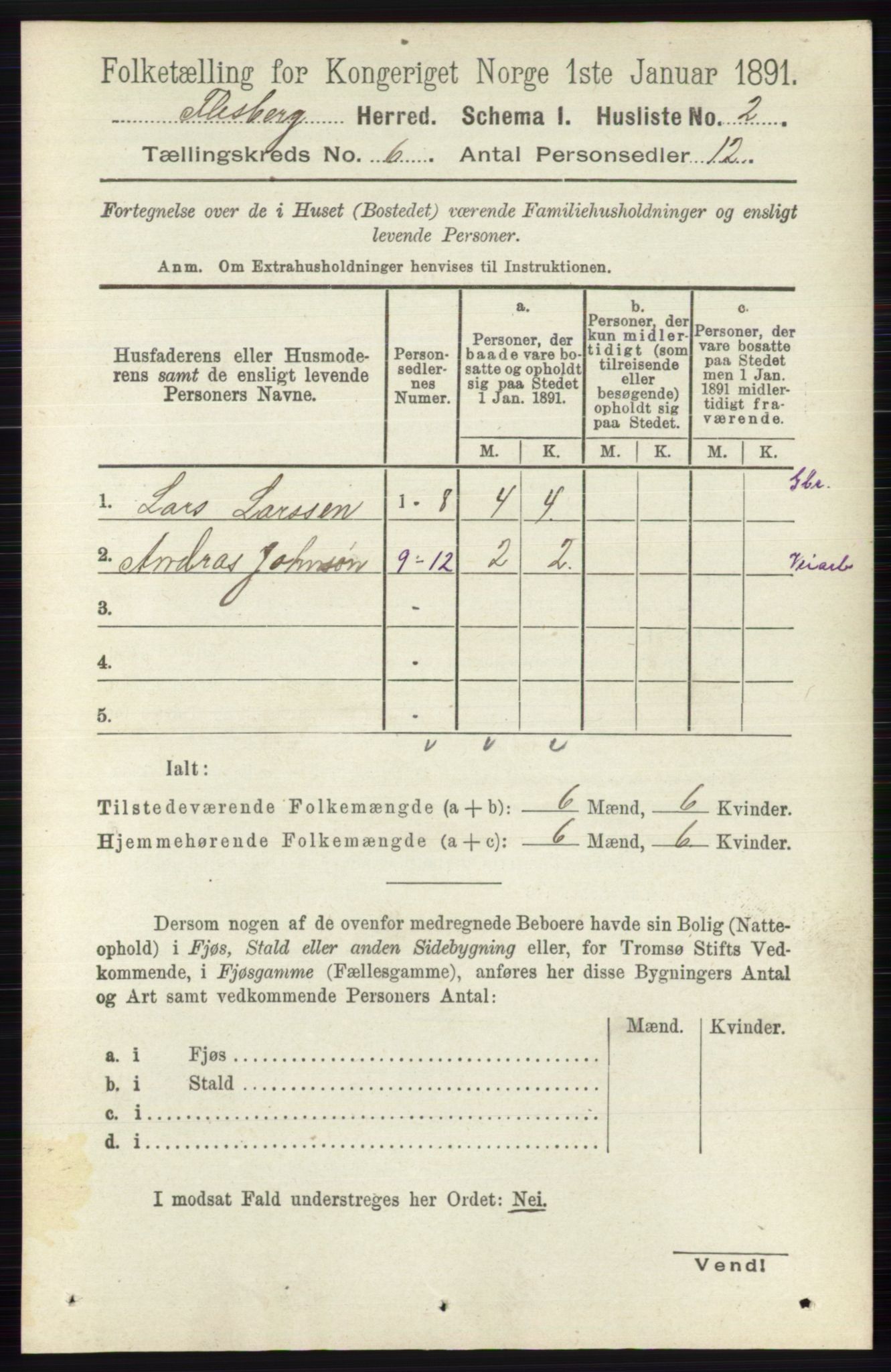 RA, 1891 census for 0631 Flesberg, 1891, p. 922