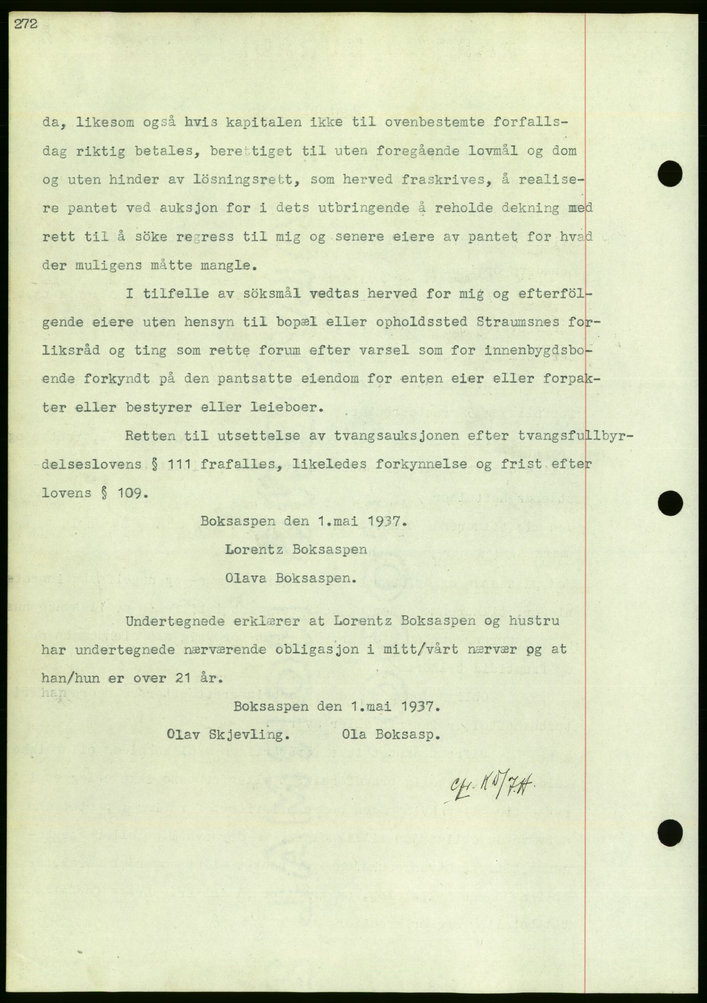 Nordmøre sorenskriveri, AV/SAT-A-4132/1/2/2Ca/L0091: Mortgage book no. B81, 1937-1937, Diary no: : 1198/1937