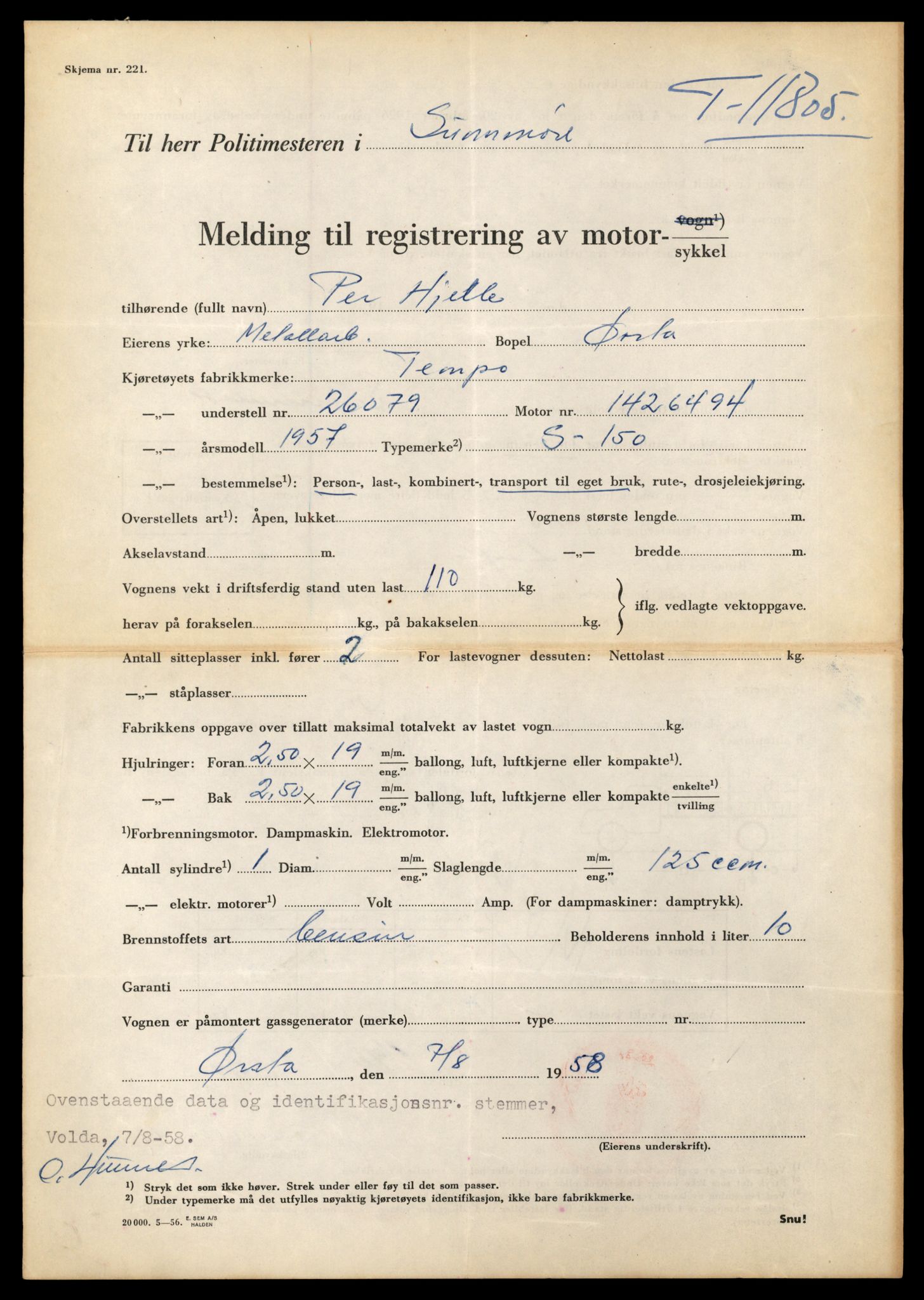 Møre og Romsdal vegkontor - Ålesund trafikkstasjon, AV/SAT-A-4099/F/Fe/L0031: Registreringskort for kjøretøy T 11800 - T 11996, 1927-1998, p. 115