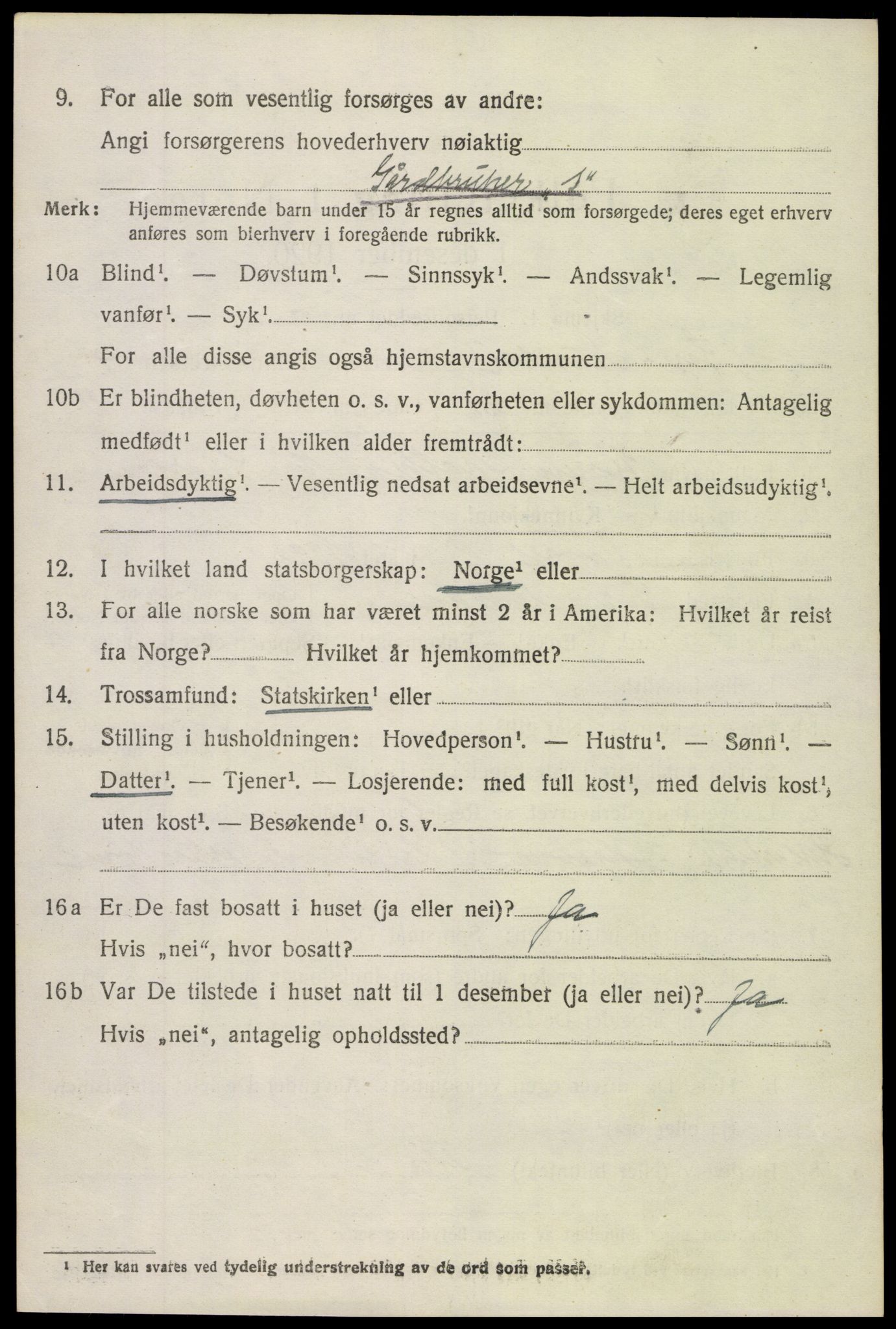 SAH, 1920 census for Sør-Aurdal, 1920, p. 5474