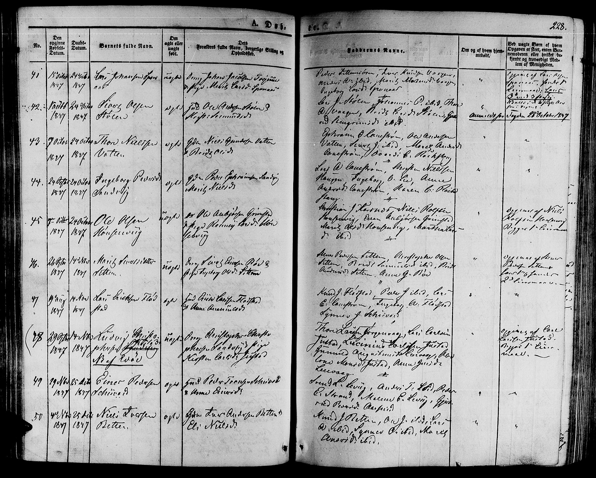 Ministerialprotokoller, klokkerbøker og fødselsregistre - Møre og Romsdal, AV/SAT-A-1454/592/L1025: Parish register (official) no. 592A03 /2, 1831-1849, p. 228