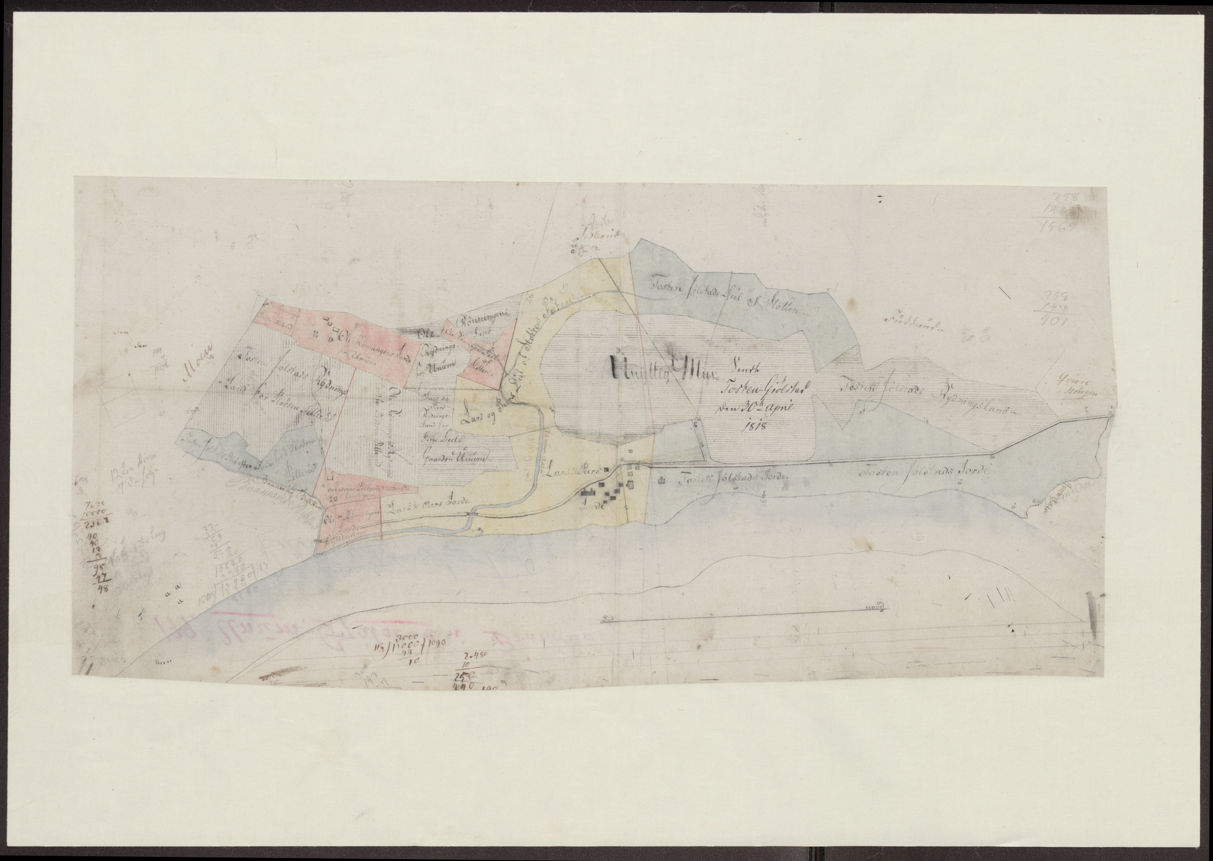 Kartsamlingen - Statsarkivet i Hamar, AV/SAH-KART-001/F/Fa/L0001: Kart, 1629-1992, p. 220