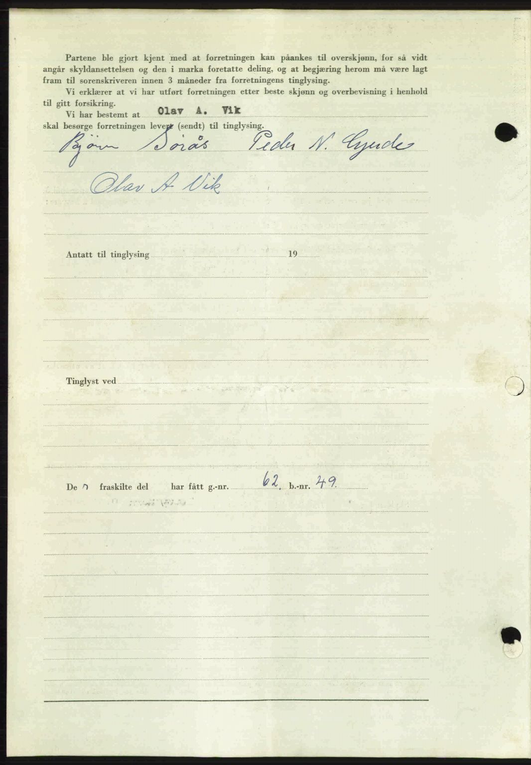 Romsdal sorenskriveri, AV/SAT-A-4149/1/2/2C: Mortgage book no. A28, 1948-1949, Diary no: : 3408/1948