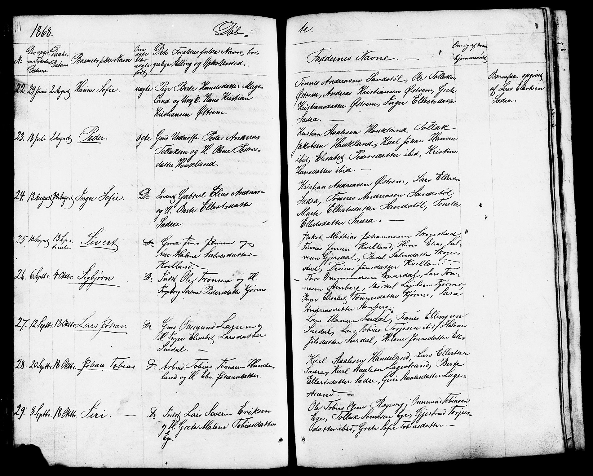 Lund sokneprestkontor, AV/SAST-A-101809/S07/L0003: Parish register (copy) no. B 3, 1848-1885, p. 111