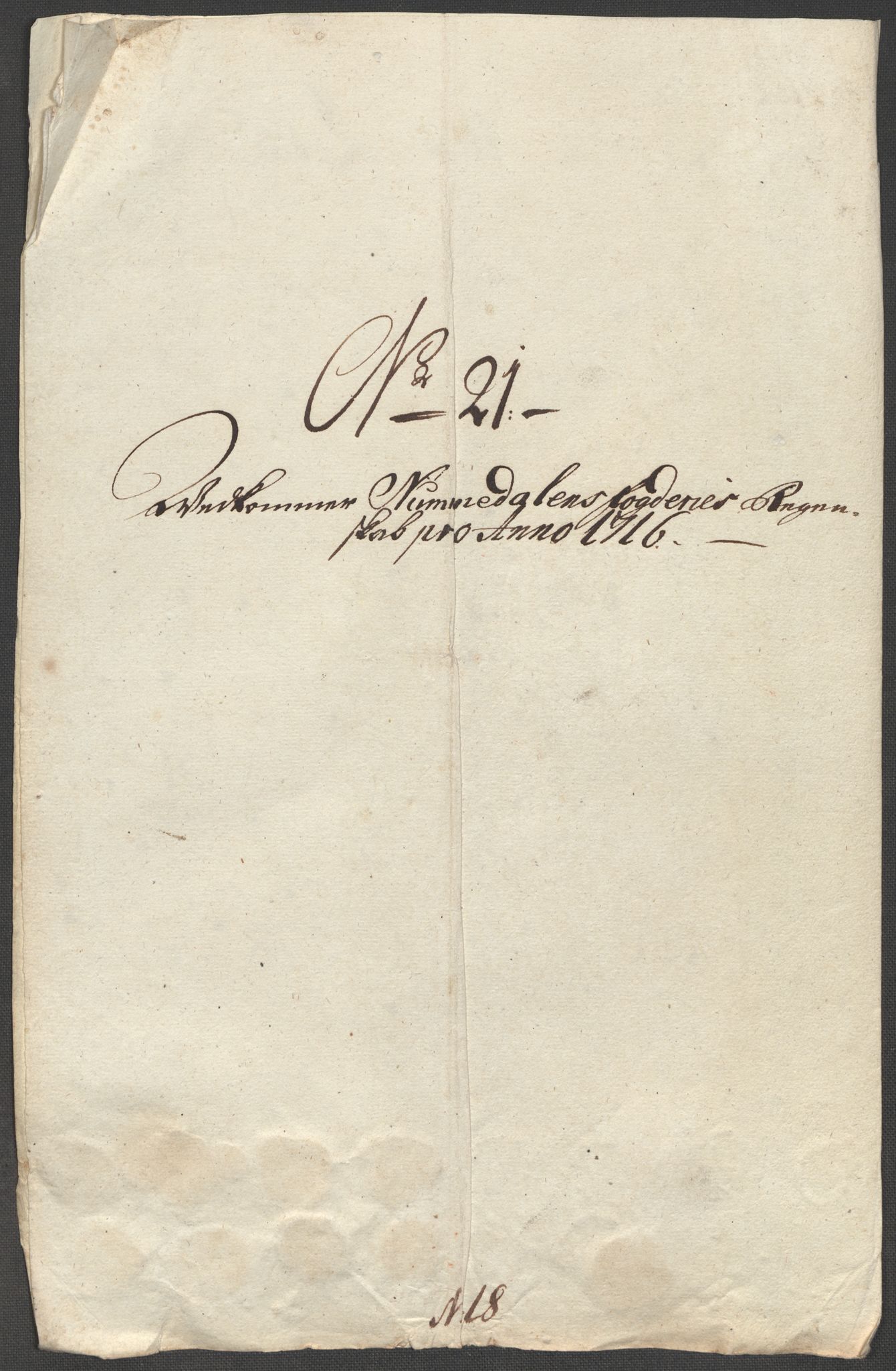 Rentekammeret inntil 1814, Reviderte regnskaper, Fogderegnskap, RA/EA-4092/R64/L4437: Fogderegnskap Namdal, 1716, p. 178