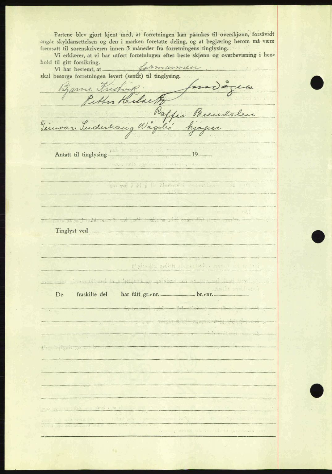 Romsdal sorenskriveri, AV/SAT-A-4149/1/2/2C: Mortgage book no. A8, 1939-1940, Diary no: : 1064/1940