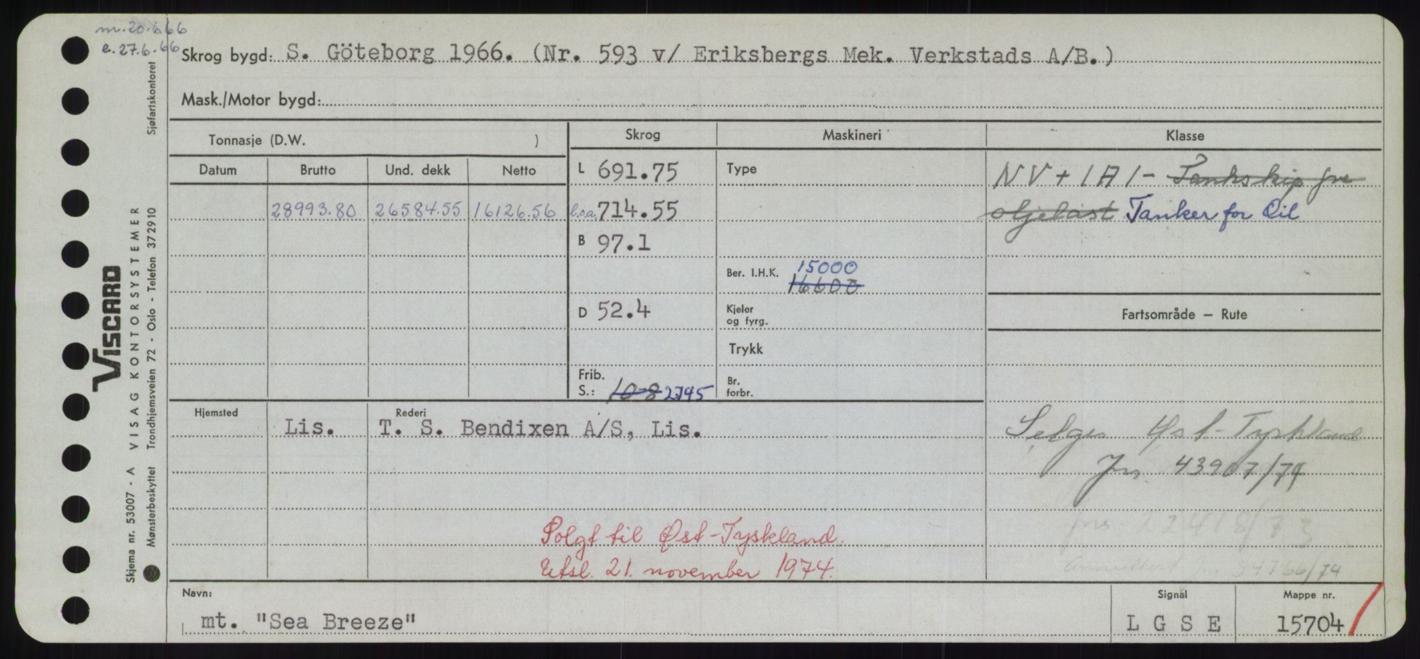 Sjøfartsdirektoratet med forløpere, Skipsmålingen, RA/S-1627/H/Hd/L0032: Fartøy, San-Seve, p. 263