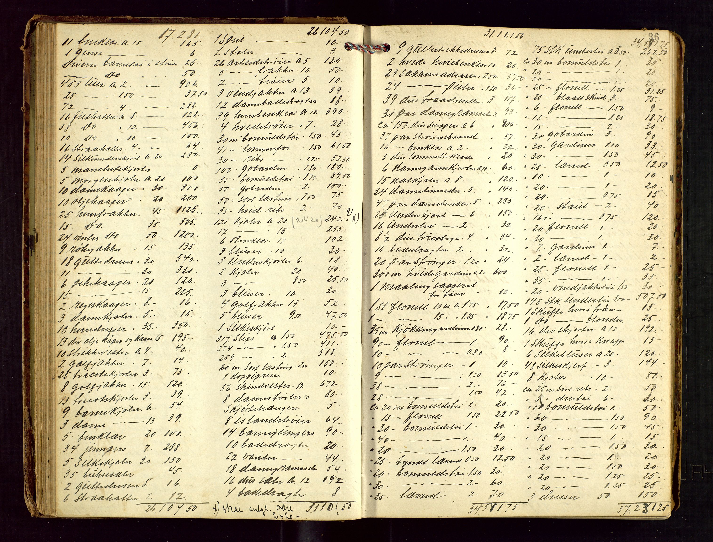 Stavanger skifteforvalter, AV/SAST-A-101412/001/5/53/533BA/L0004: Registreringsprotokoll, 1923-1930, p. 35b-36a