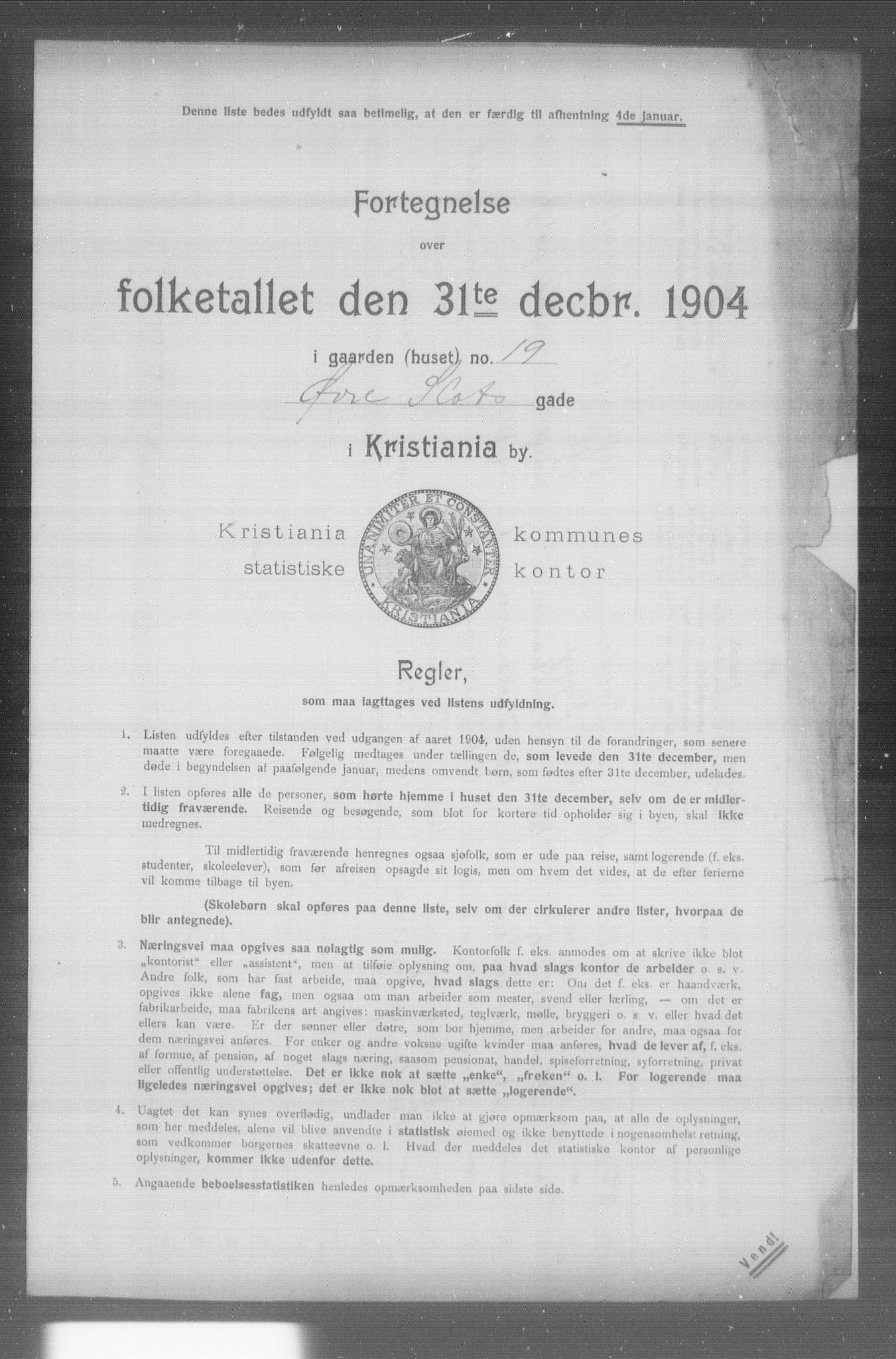 OBA, Municipal Census 1904 for Kristiania, 1904, p. 24359