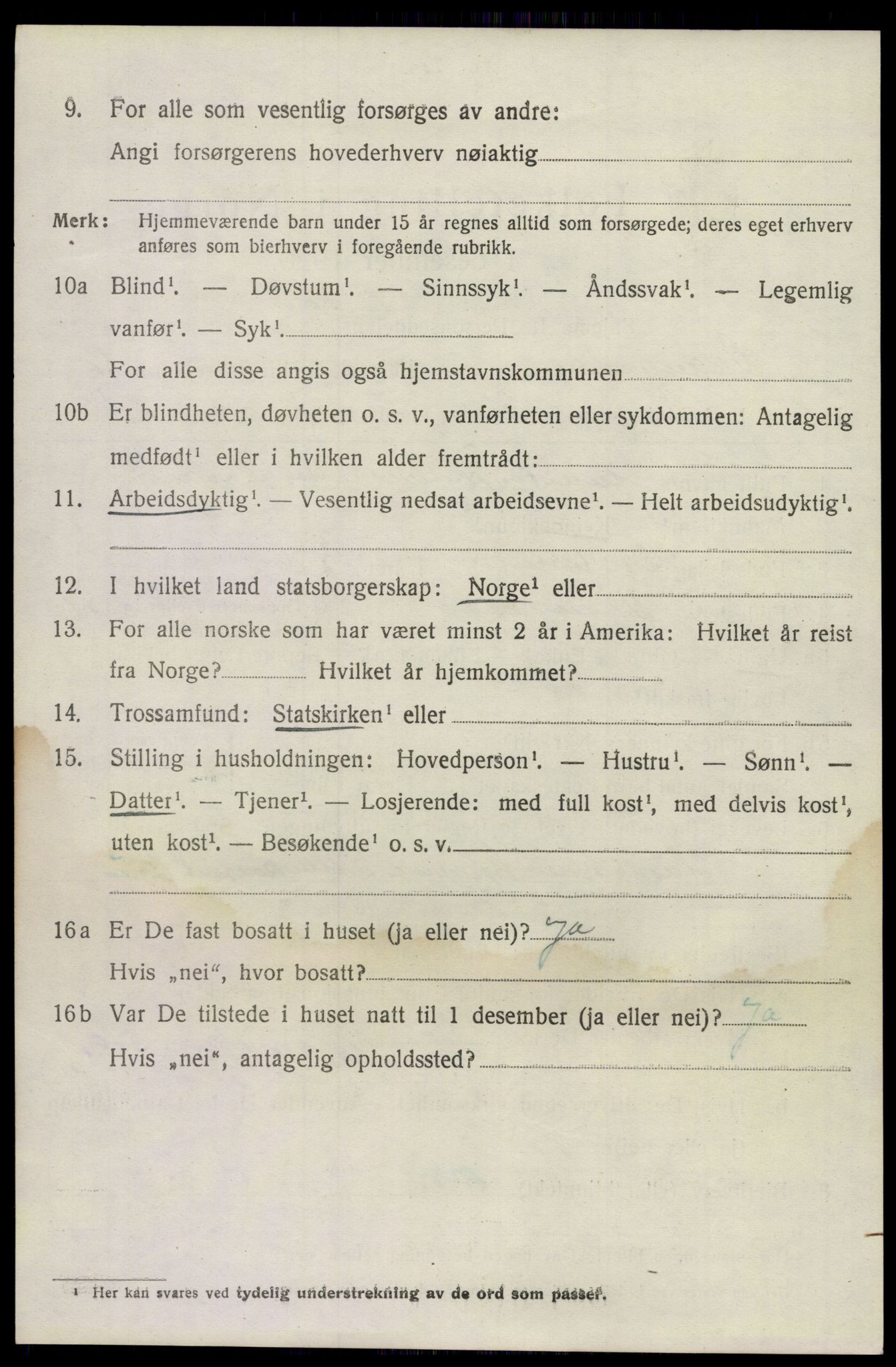 SAKO, 1920 census for Drangedal, 1920, p. 7094