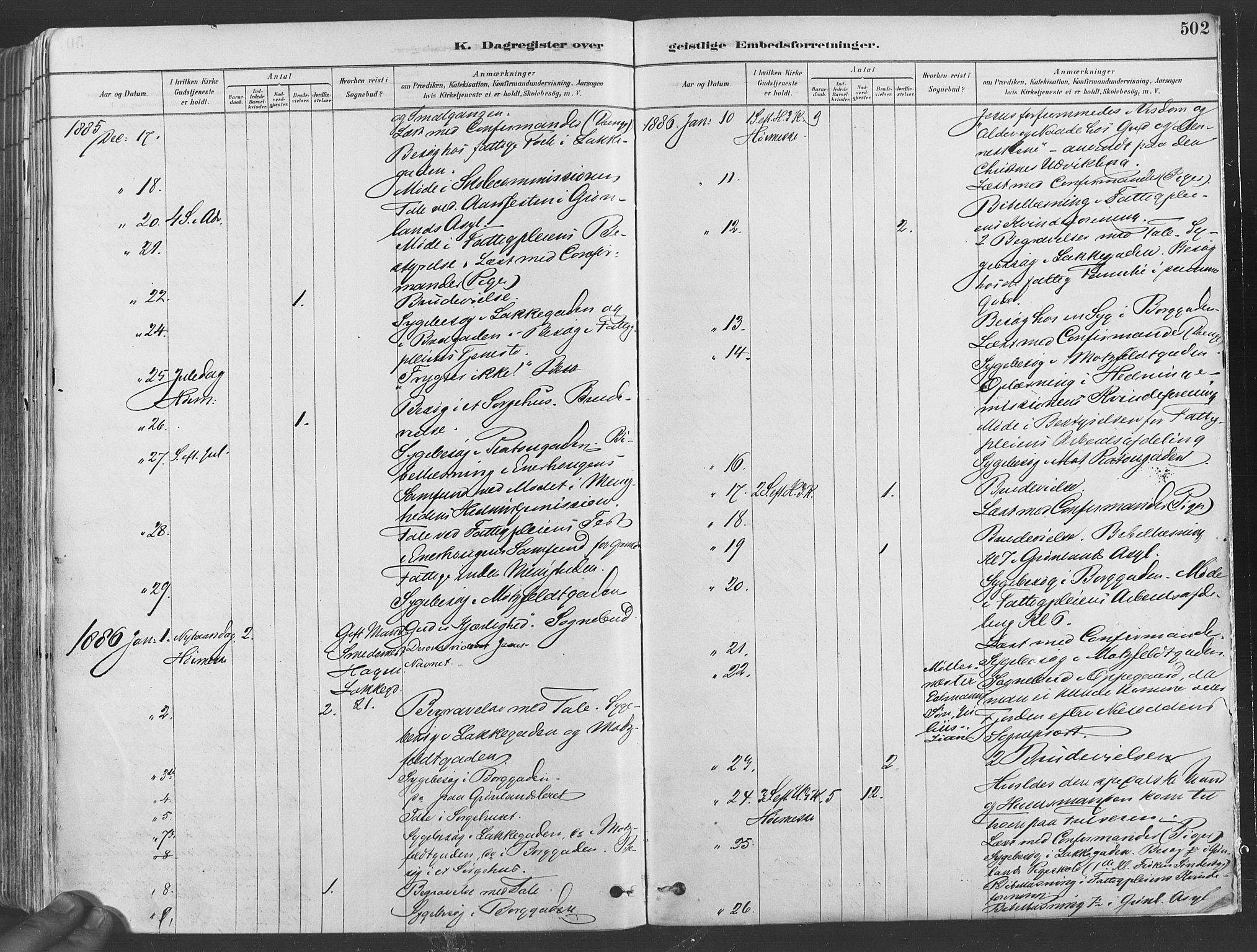 Grønland prestekontor Kirkebøker, AV/SAO-A-10848/F/Fa/L0007: Parish register (official) no. 7, 1878-1888, p. 502