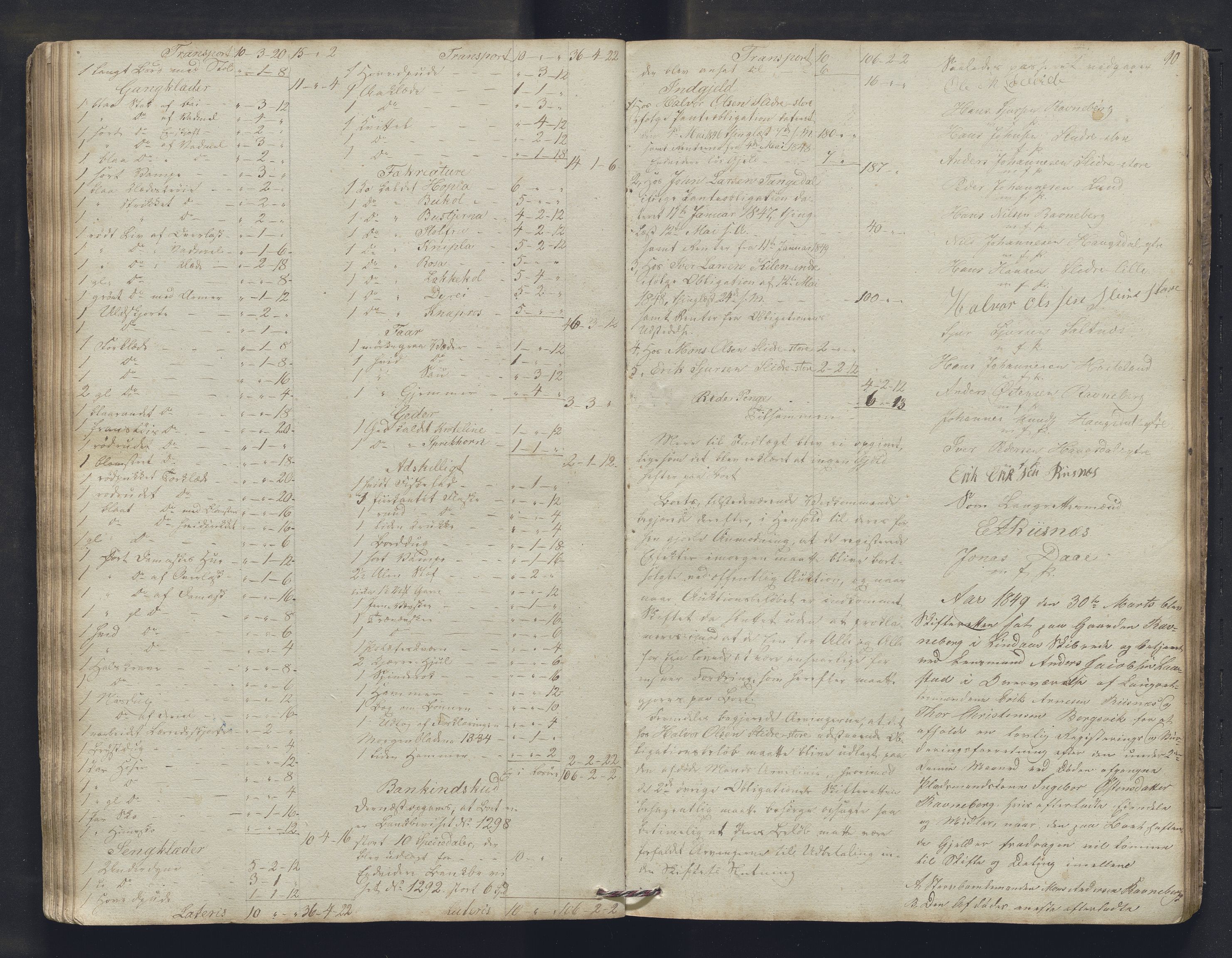 Nordhordland sorenskrivar, SAB/A-2901/1/H/Hb/L0015: Registreringsprotokollar, 1846-1850, p. 90