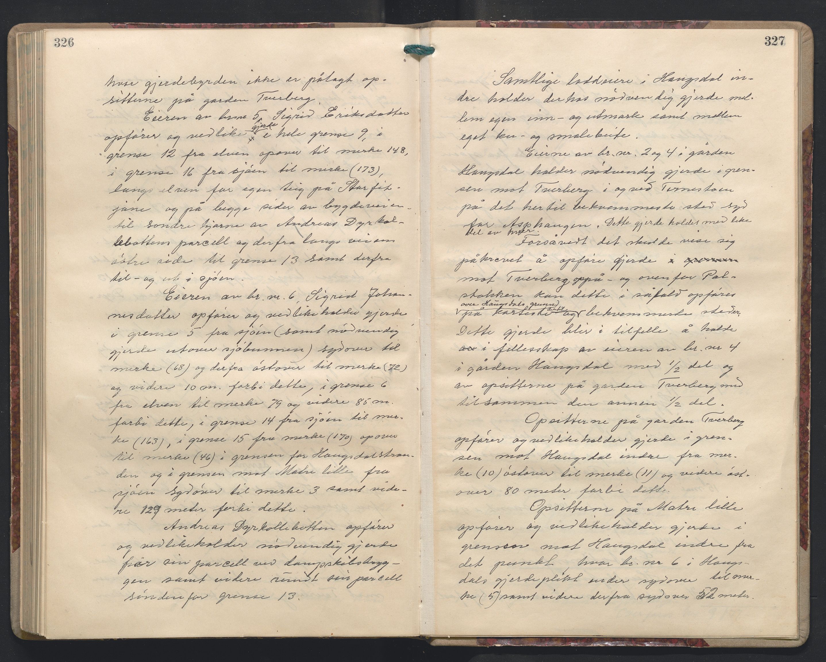 Hordaland jordskiftedøme - I Nordhordland jordskiftedistrikt, AV/SAB-A-6801/A/Aa/L0039: Forhandlingsprotokoll, 1931-1932, p. 326-327