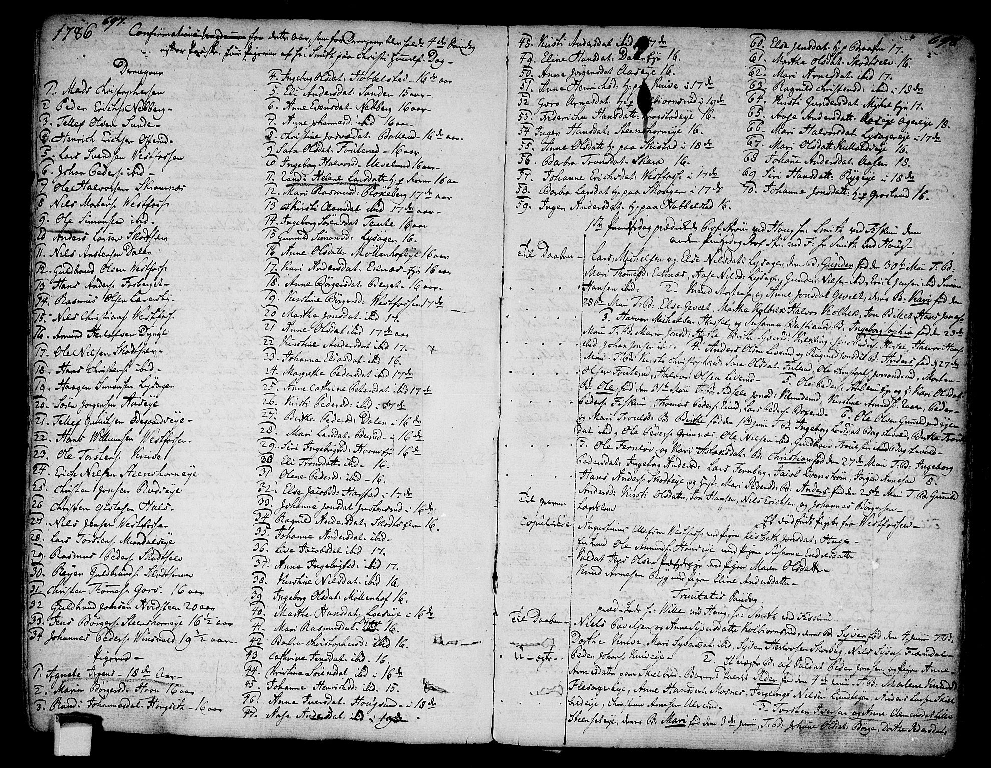 Eiker kirkebøker, SAKO/A-4/F/Fa/L0008: Parish register (official) no. I 8, 1764-1788, p. 697-698