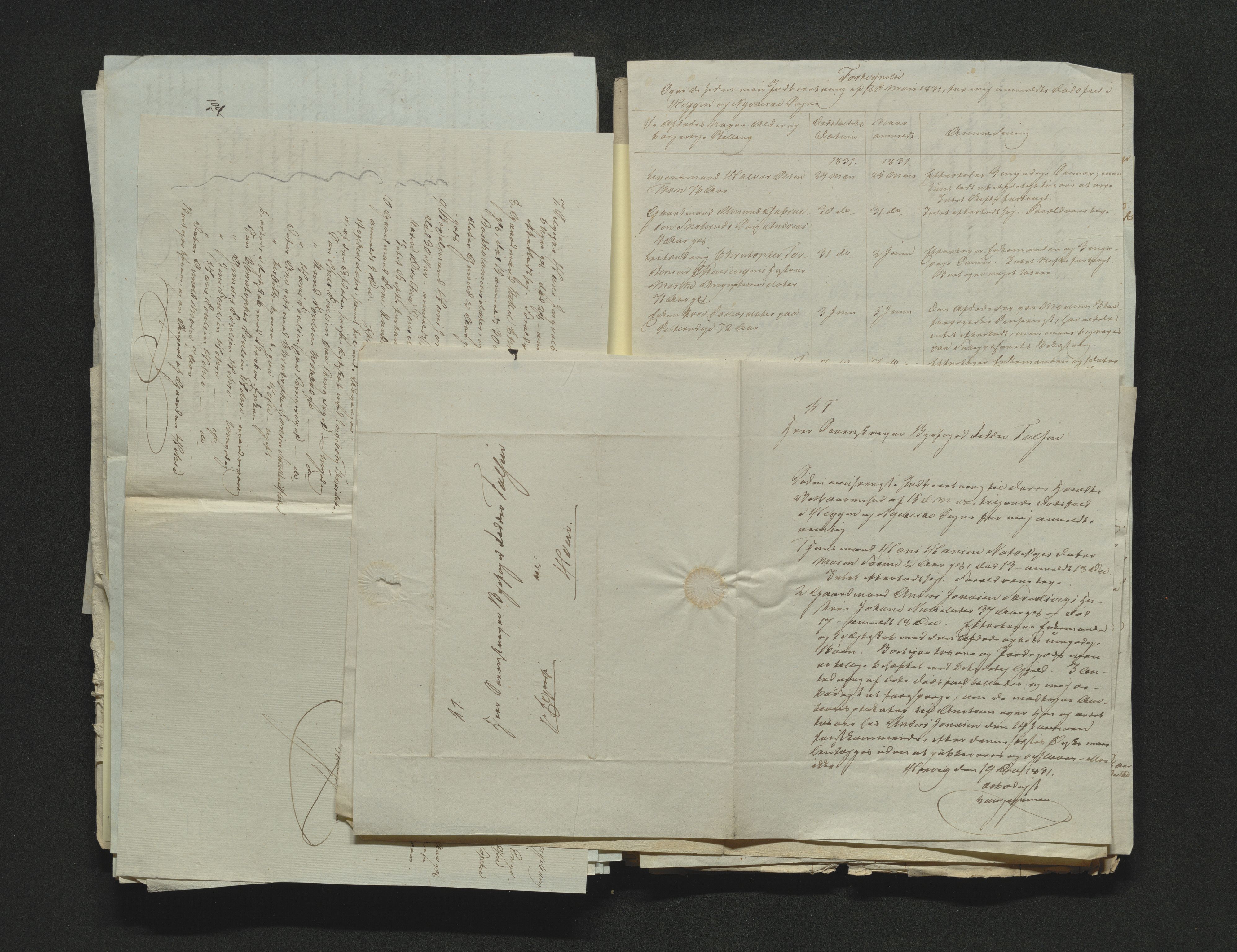 Eiker, Modum og Sigdal sorenskriveri, AV/SAKO-A-123/H/Ha/Hab/L0003: Dødsfallsmeldinger, 1830-1833