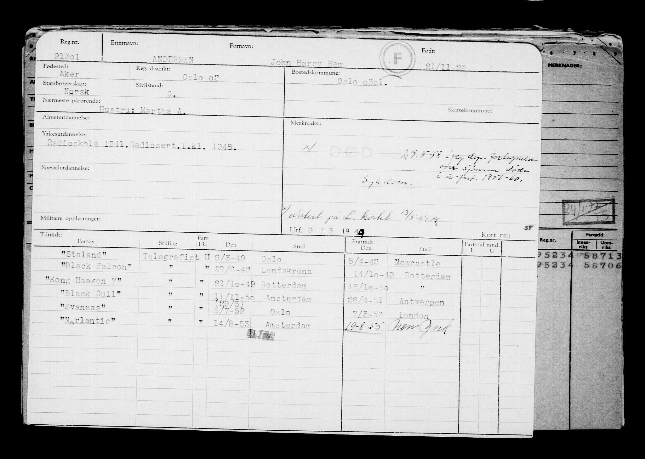 Direktoratet for sjømenn, AV/RA-S-3545/G/Gb/L0225: Hovedkort, 1923, p. 141