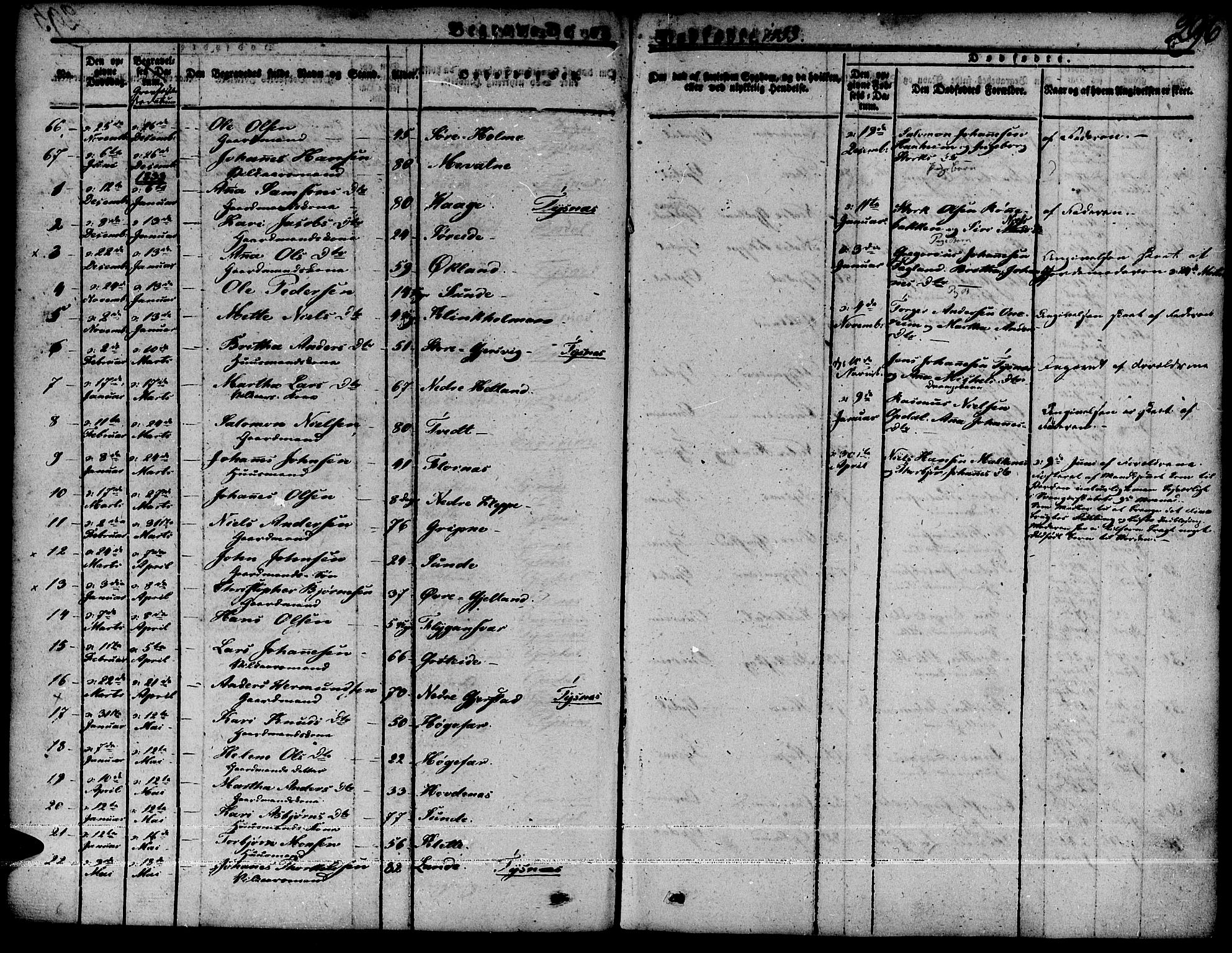 Tysnes sokneprestembete, AV/SAB-A-78601/H/Haa: Parish register (official) no. A 8, 1826-1837, p. 296