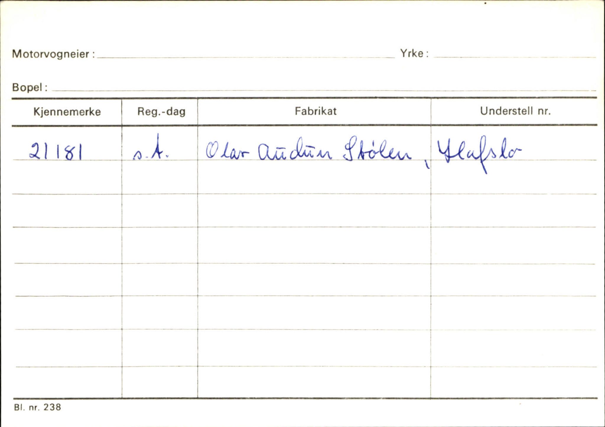 Statens vegvesen, Sogn og Fjordane vegkontor, AV/SAB-A-5301/4/F/L0130: Eigarregister Eid T-Å. Høyanger A-O, 1945-1975, p. 1257