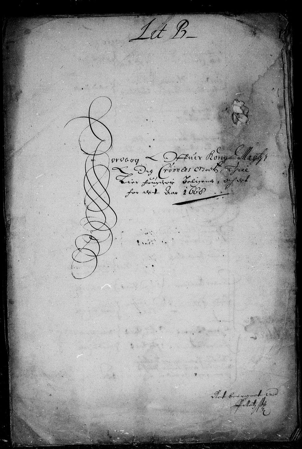 Rentekammeret inntil 1814, Reviderte regnskaper, Stiftamtstueregnskaper, Landkommissariatet på Akershus og Akershus stiftamt, AV/RA-EA-5869/R/Rb/L0046: Akershus stiftamt, 1667-1668