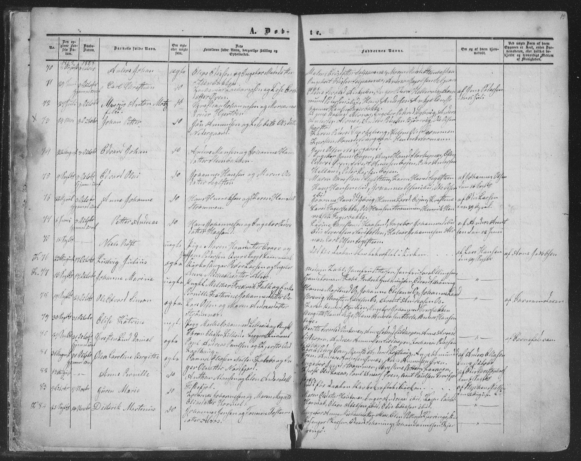 Ministerialprotokoller, klokkerbøker og fødselsregistre - Nordland, AV/SAT-A-1459/853/L0770: Parish register (official) no. 853A09, 1857-1870, p. 13