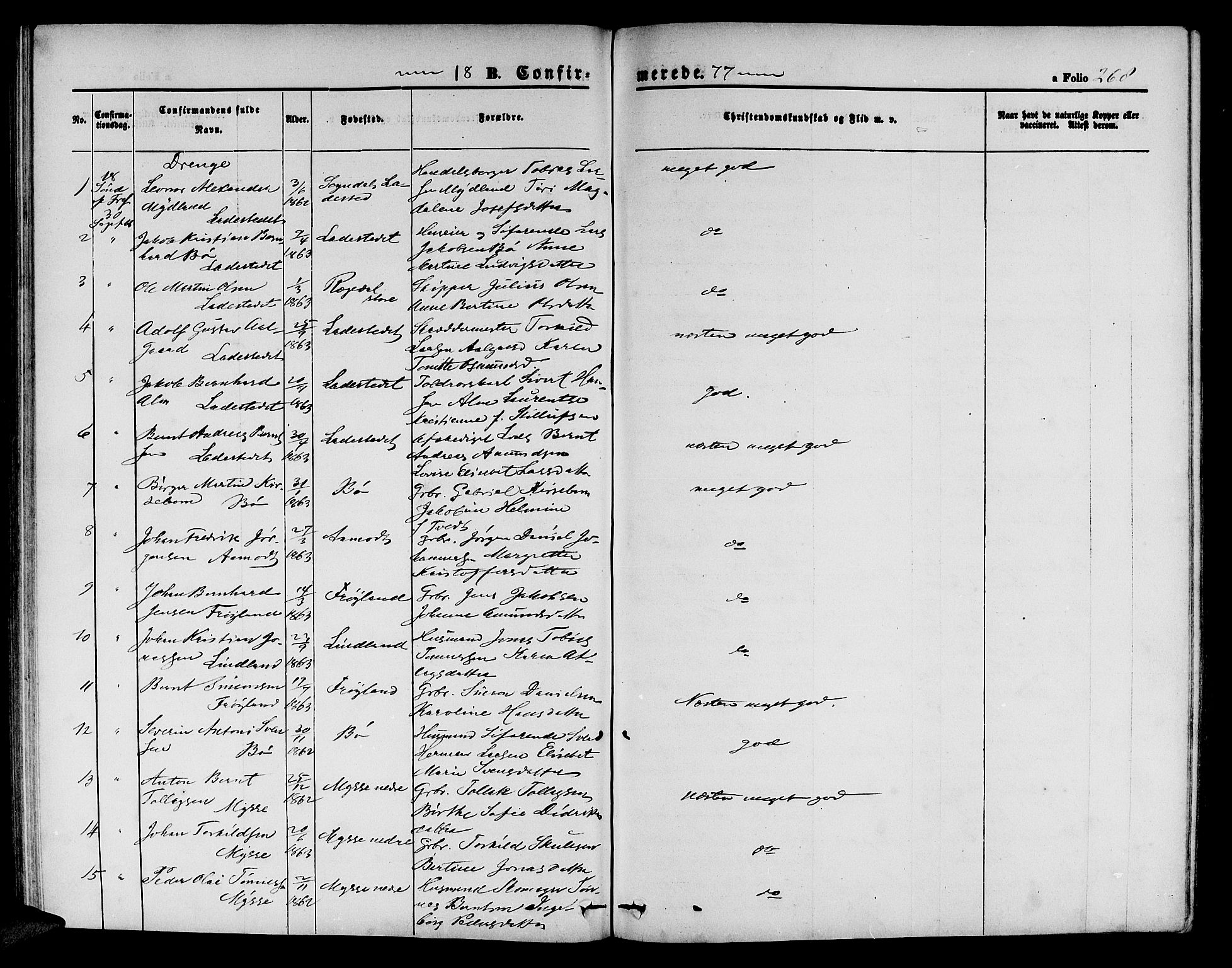 Sokndal sokneprestkontor, SAST/A-101808: Parish register (copy) no. B 3, 1865-1879, p. 268